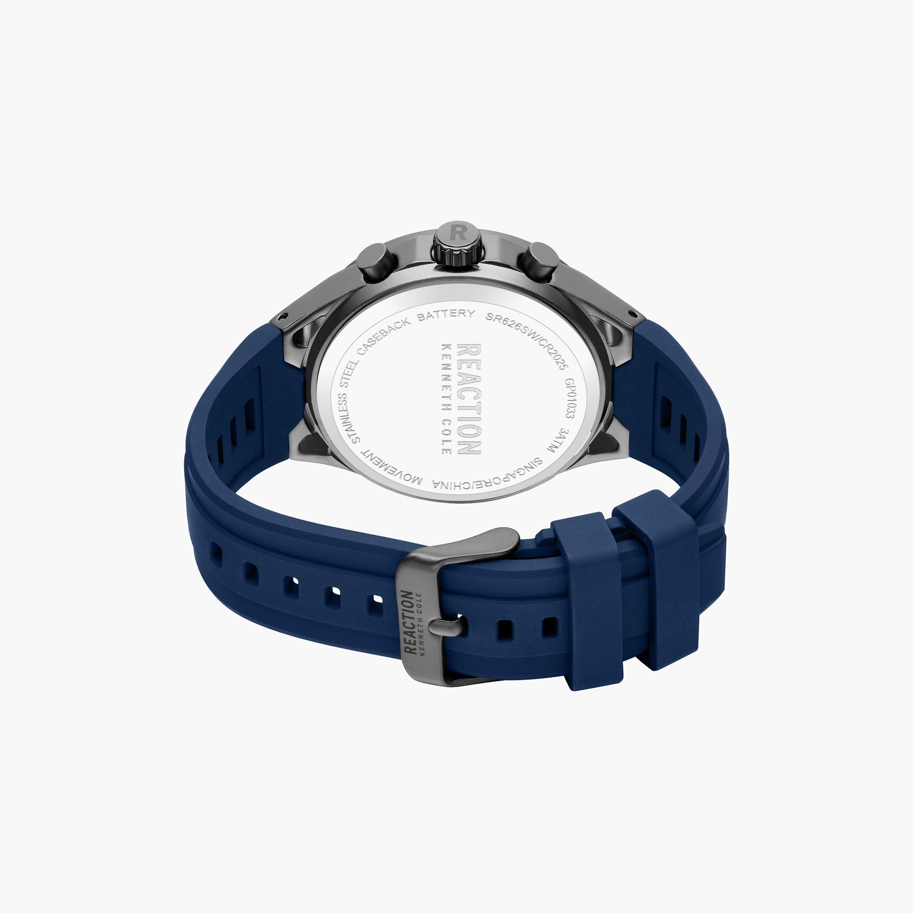 Kenneth Cole Men's Blue Round 45 MM Analog/Digital Watch | KRWGP0103301-men-watchesandjewellery-watches-image-3