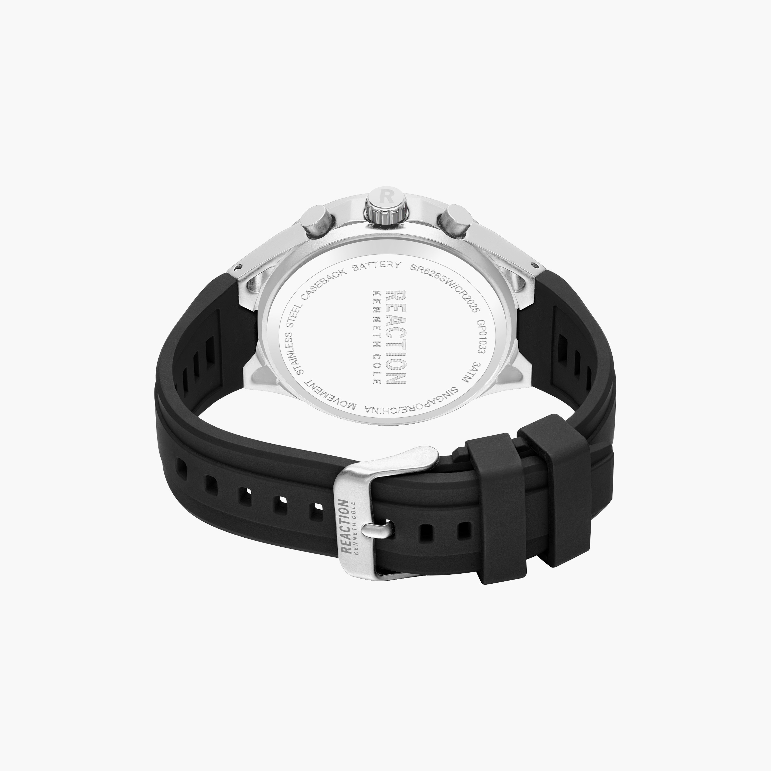 Kenneth Cole Men's Black Round 45 MM Analog/Digital Watch | KRWGP0103303-men-watchesandjewellery-watches-image-3