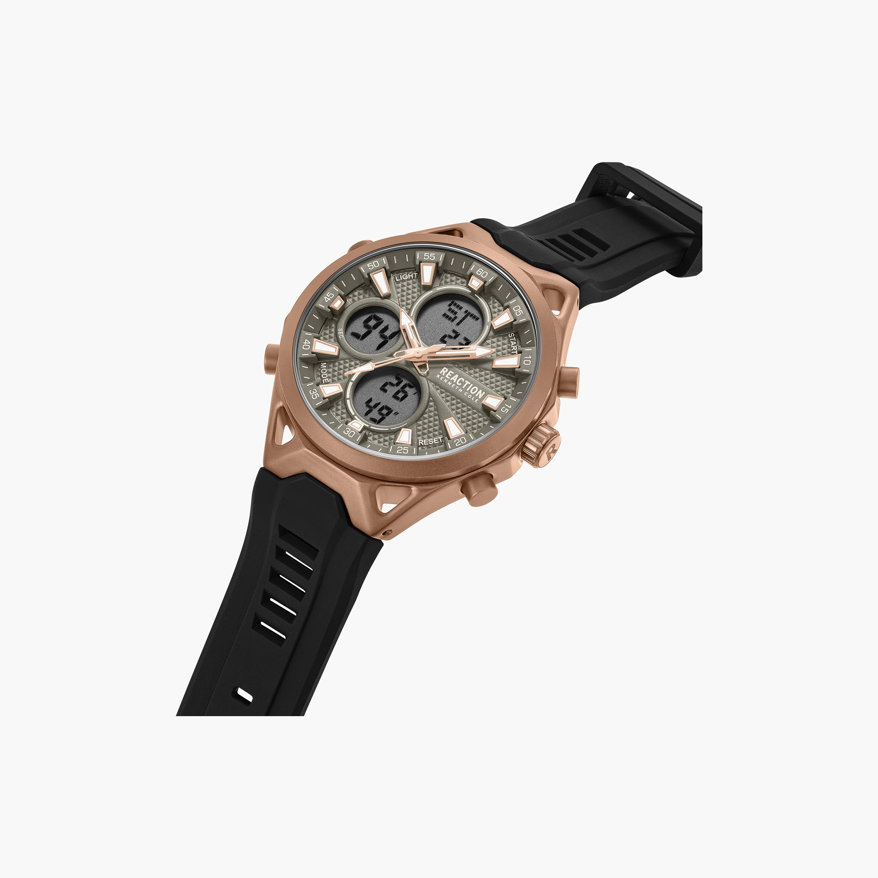 Kenneth Cole Men's Grey Round 45 MM Analog/Digital Watch | KRWGP0103304-men-watchesandjewellery-watches-image-2