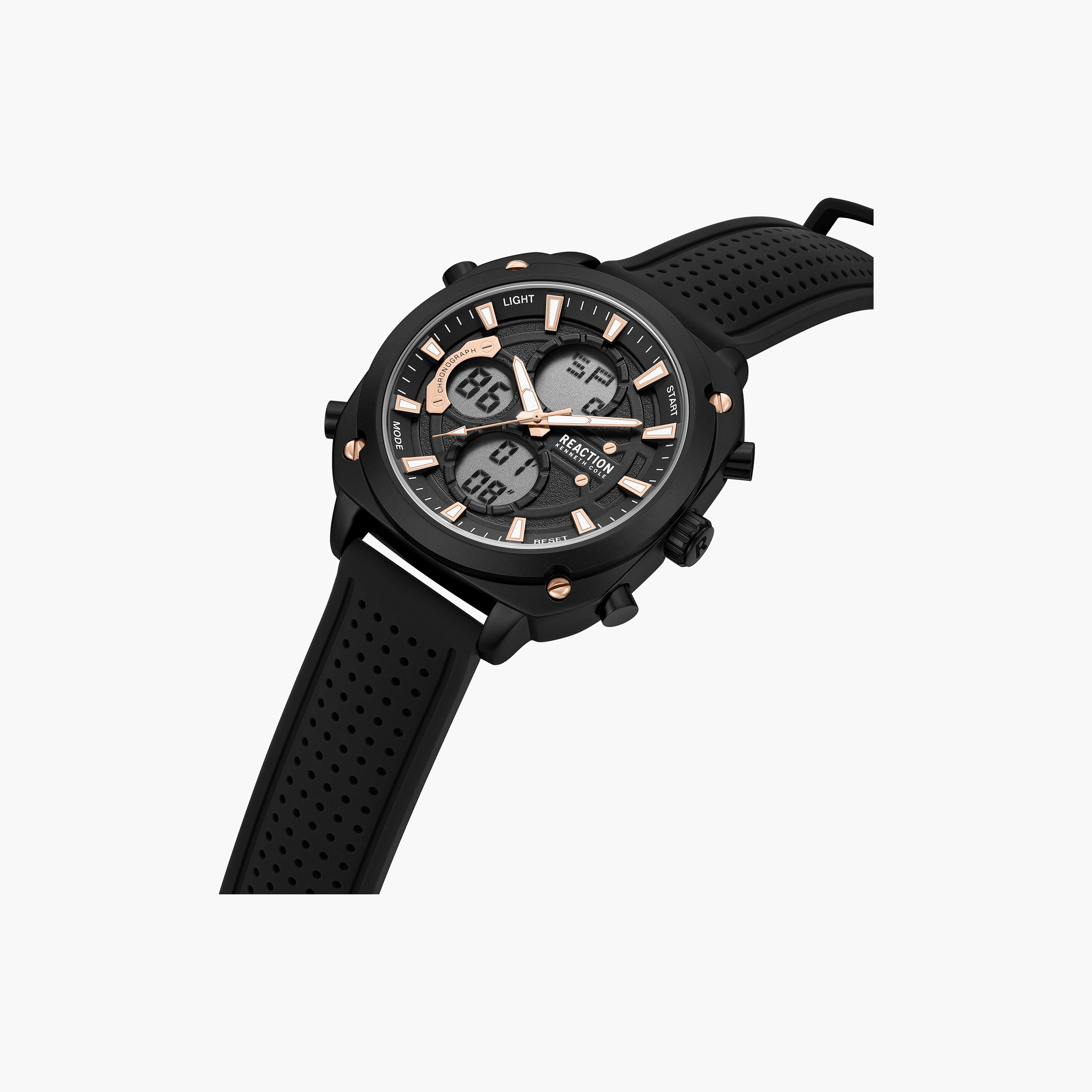 Kenneth Cole Men's Black Square 47 MM Analog/Digital Watch | KRWGP0103101-men-watchesandjewellery-watches-image-2