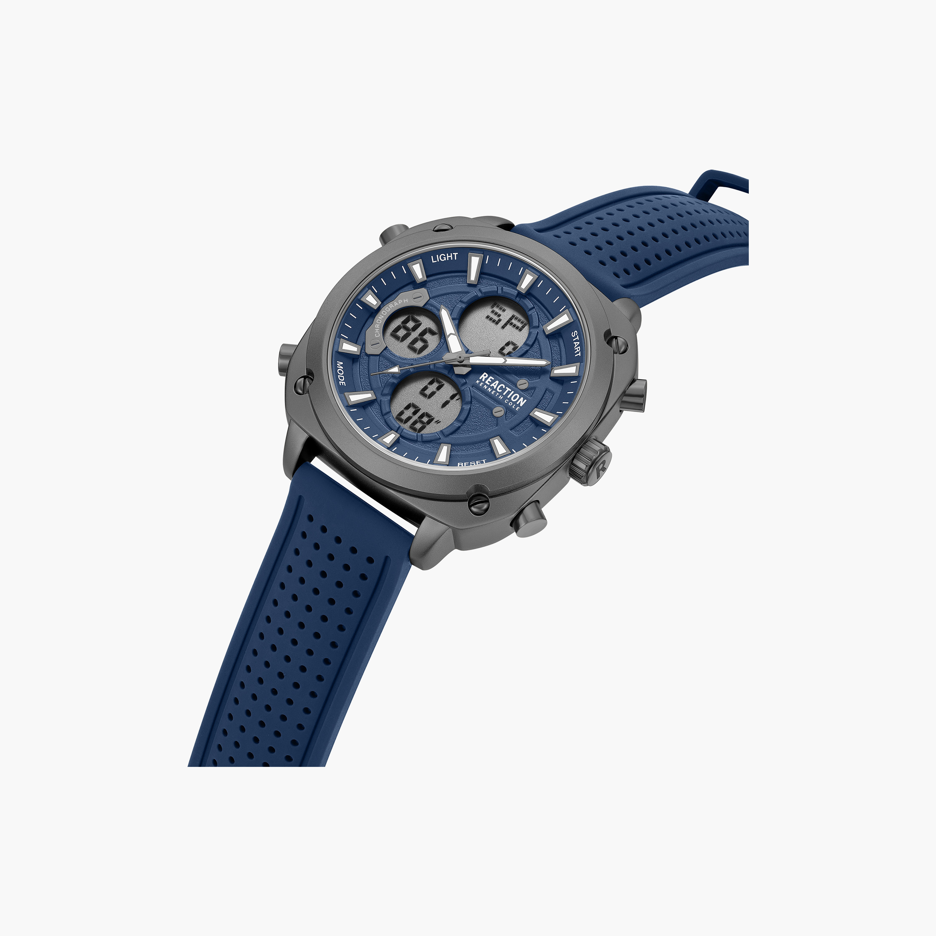 Kenneth Cole Men's Blue Square 47 MM Analog/Digital Watch | KRWGP0103103-men-watchesandjewellery-watches-image-2