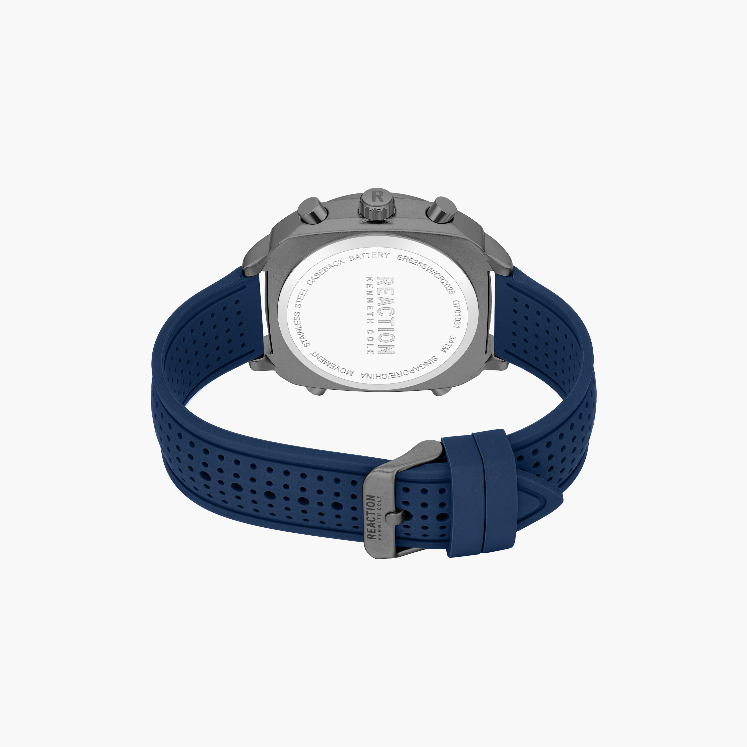 Kenneth Cole Men's Blue Square 47 MM Analog/Digital Watch | KRWGP0103103-men-watchesandjewellery-watches-image-3