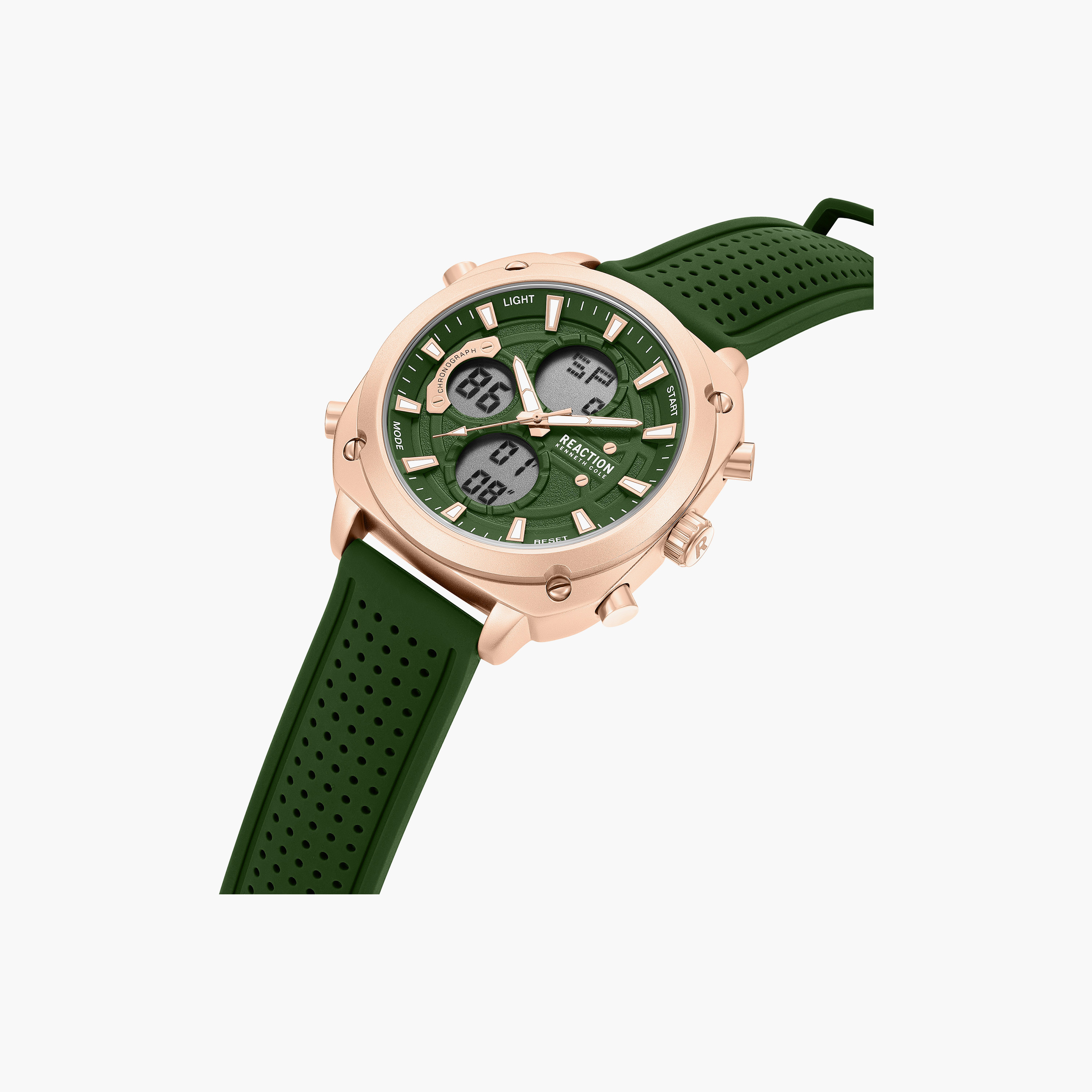 Kenneth Cole Men's Green Square 47 MM Analog/Digital Watch | KRWGP0103104-men-watchesandjewellery-watches-image-2