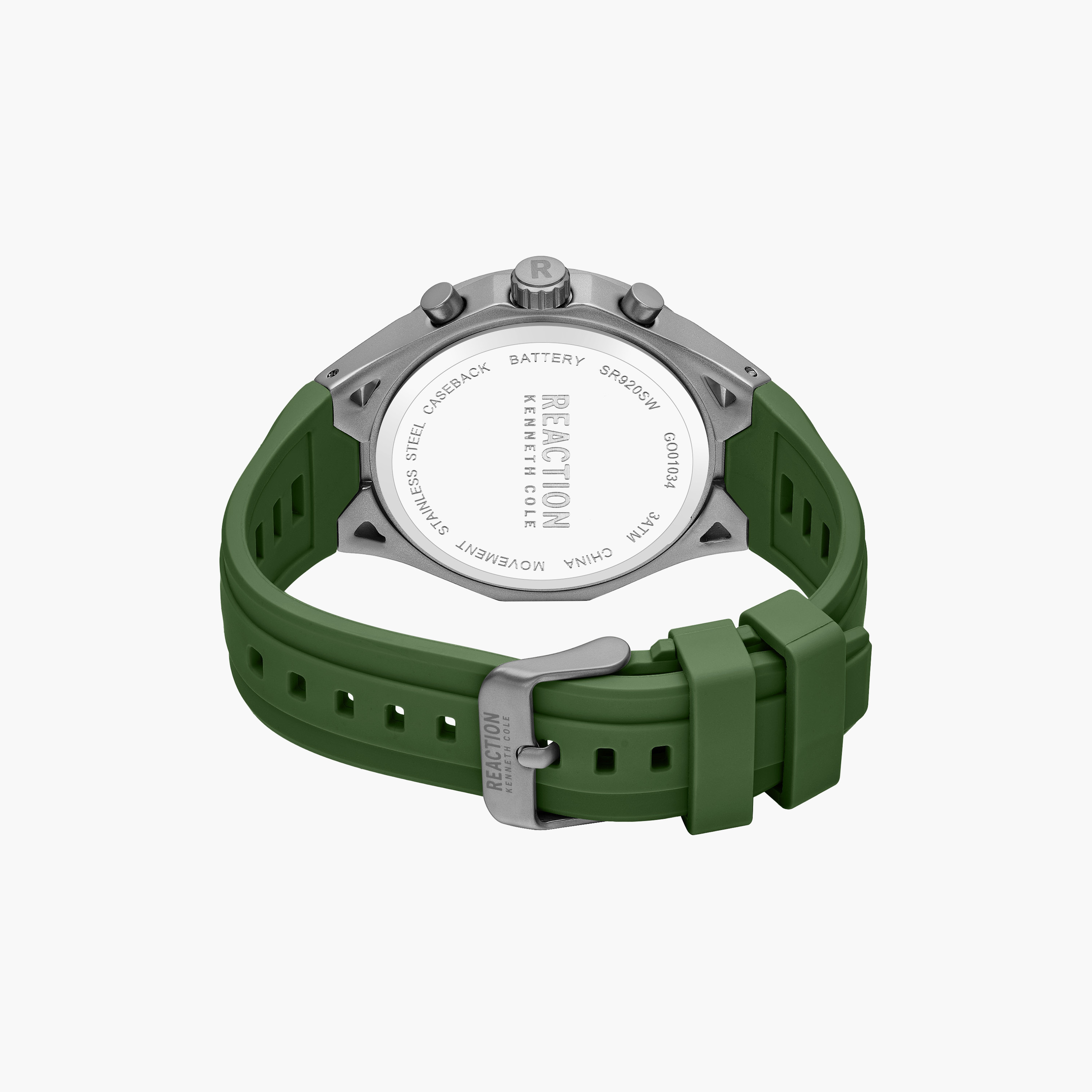 Kenneth Cole Men's Green Round 45 MM Chronograph Watch | KRWGO0103401-men-watchesandjewellery-watches-image-3