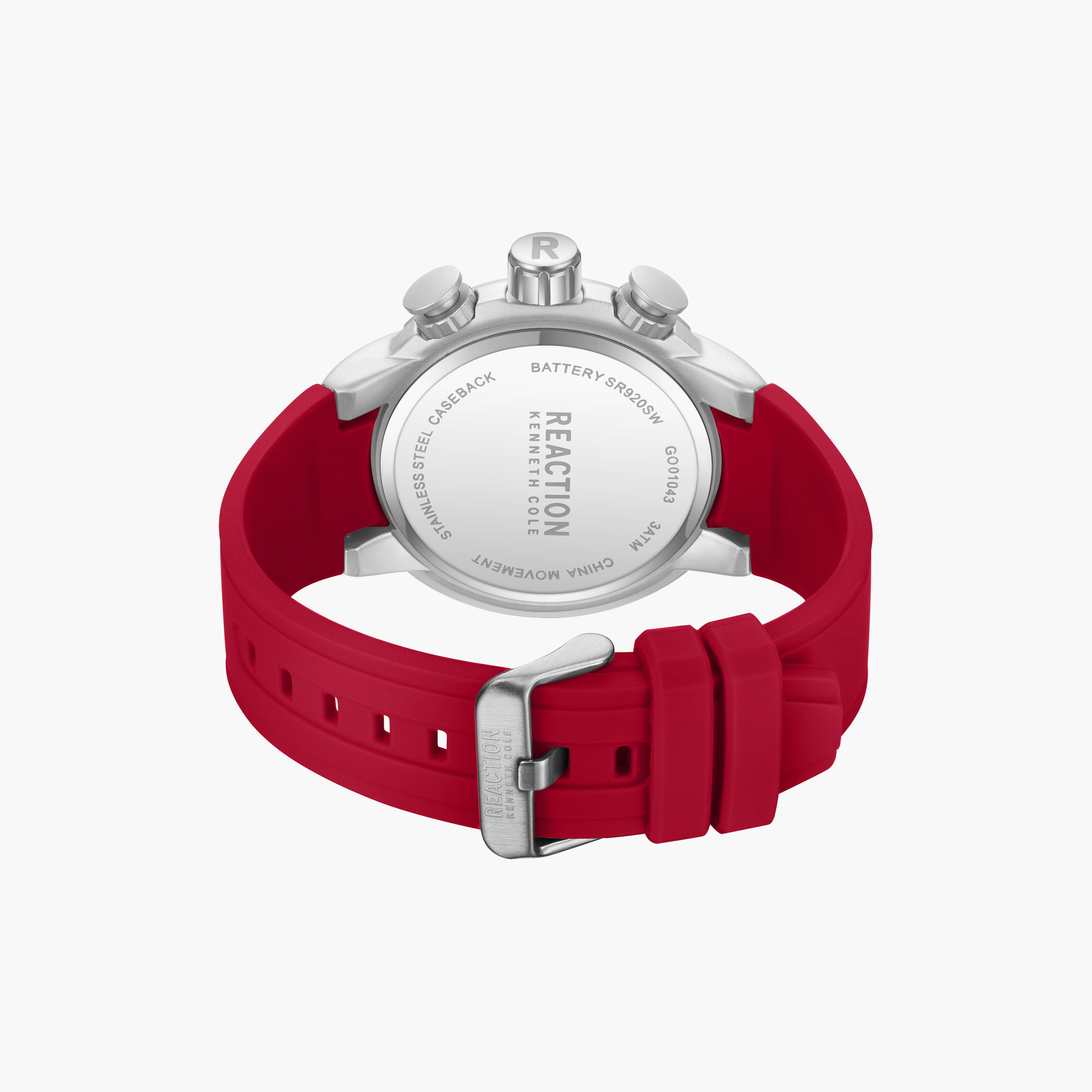 Kenneth Cole Men's Red Round 56 MM Chronograph Watch | KRWGO0104301-men-watchesandjewellery-watches-image-3