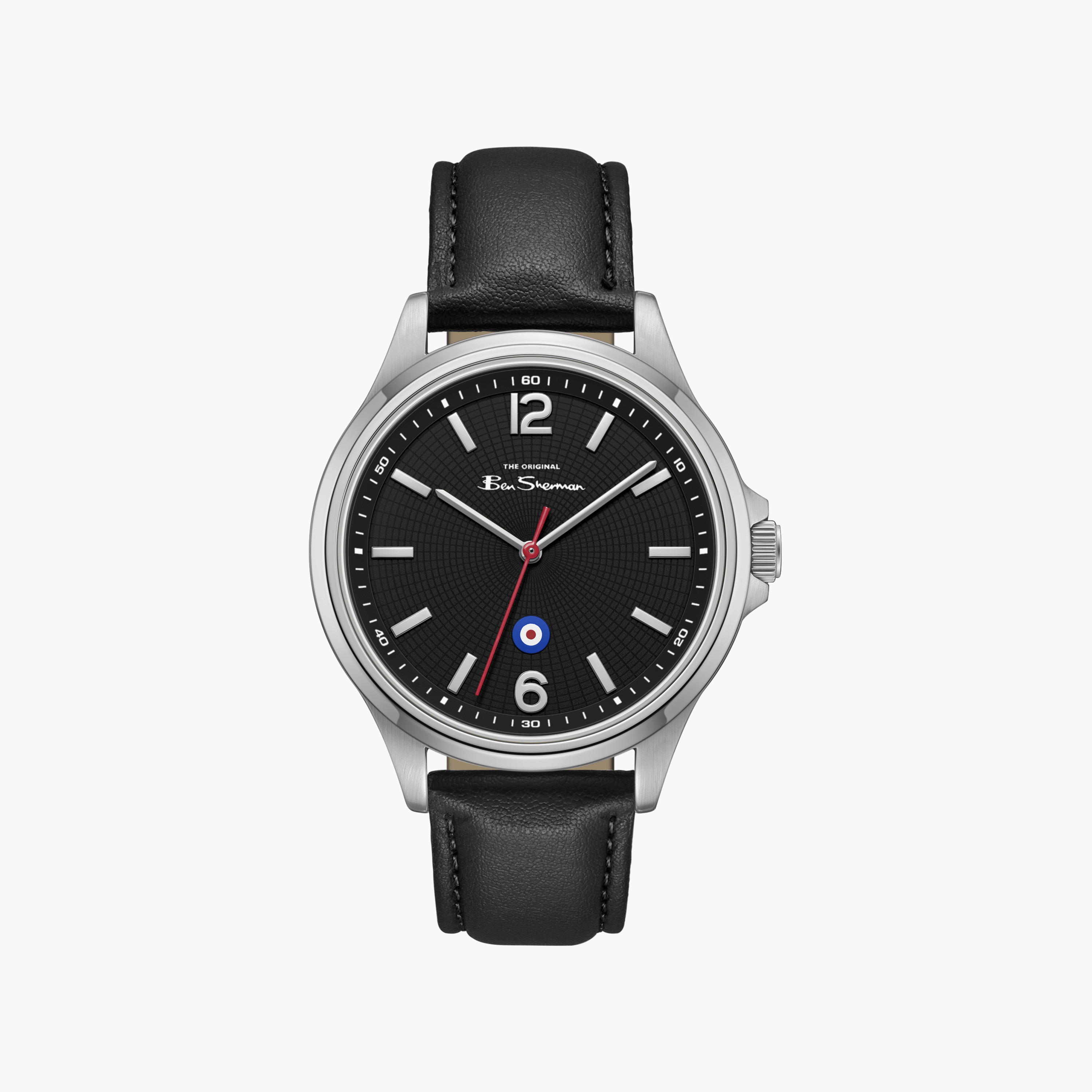 Ben Sherman Men's Black Round 43 MM Analog Watch | BSWGA0001201-men-watchesandjewellery-watches-image-1