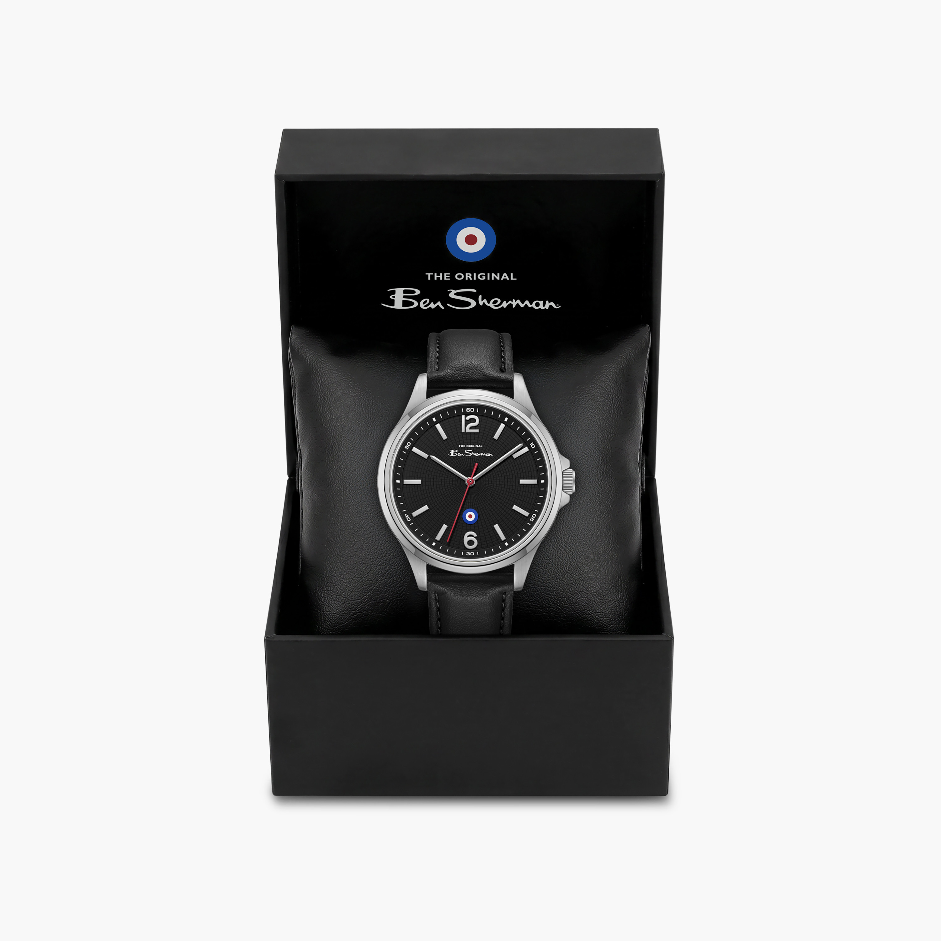 Ben Sherman Men's Black Round 43 MM Analog Watch | BSWGA0001201-men-watchesandjewellery-watches-image-4