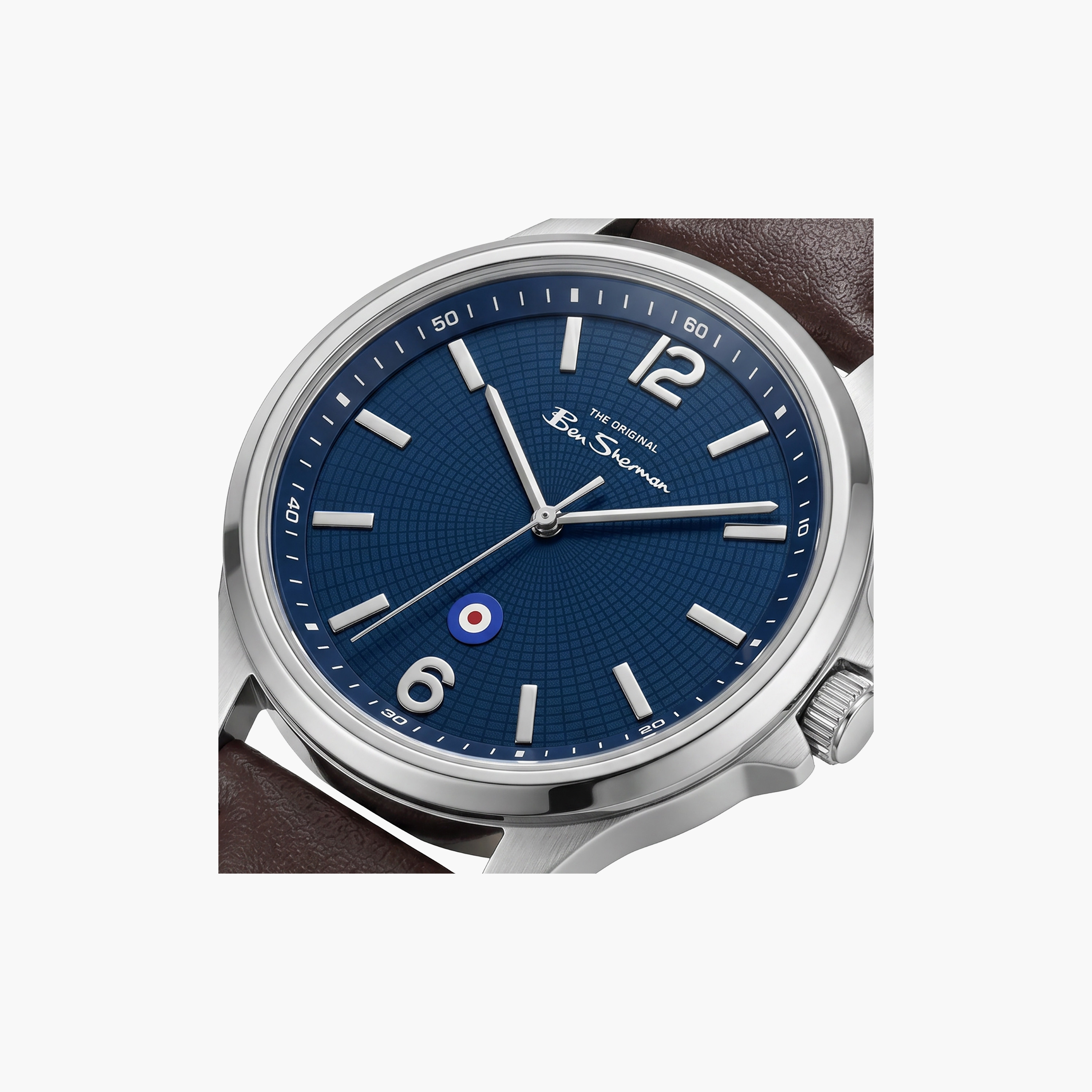 Ben Sherman Men's Blue Round 43 MM Analog Watch | BSWGA0001202-men-watchesandjewellery-watches-image-2