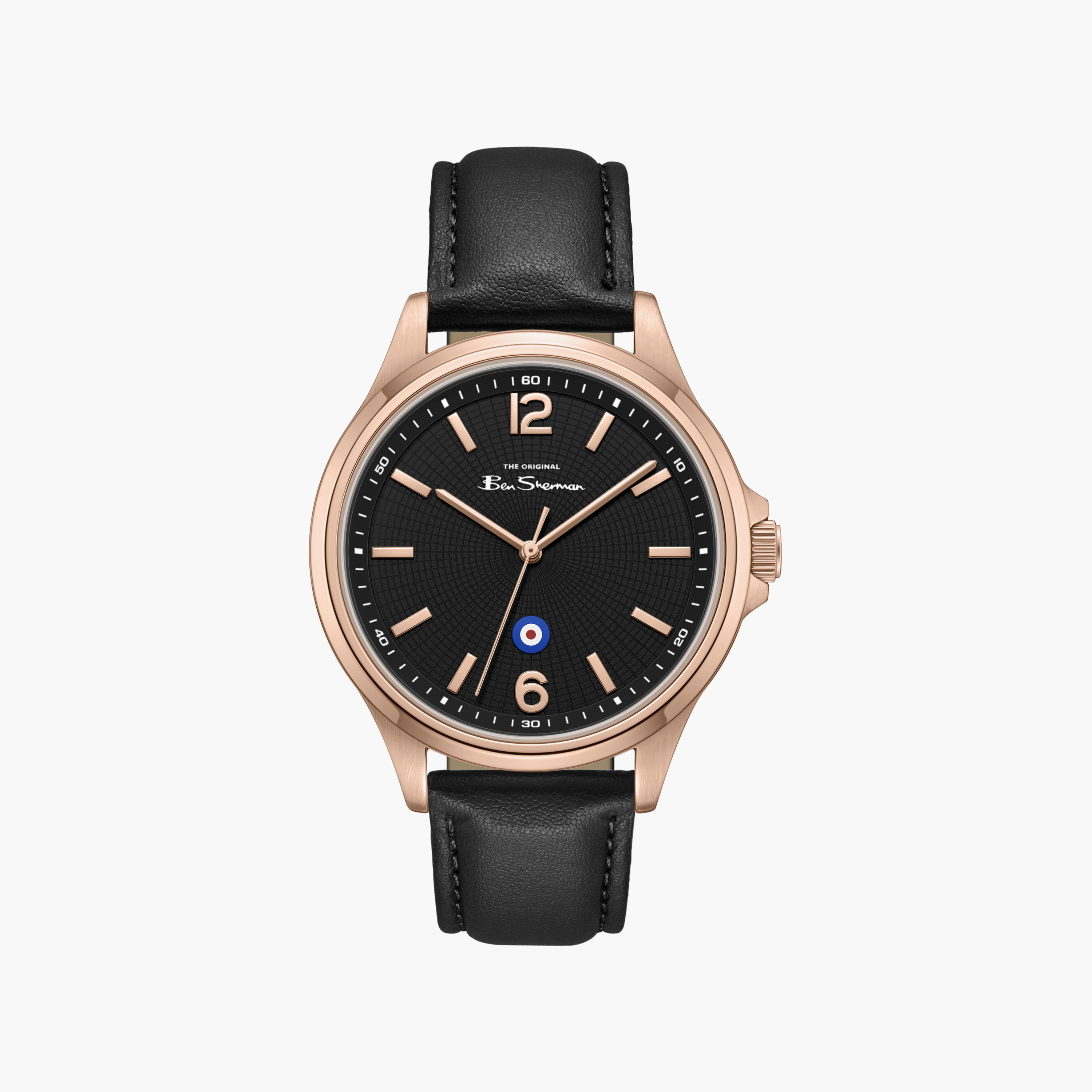 Ben Sherman Men's Black Round 43 MM Analog Watch | BSWGA0001203-men-watchesandjewellery-watches-image-1