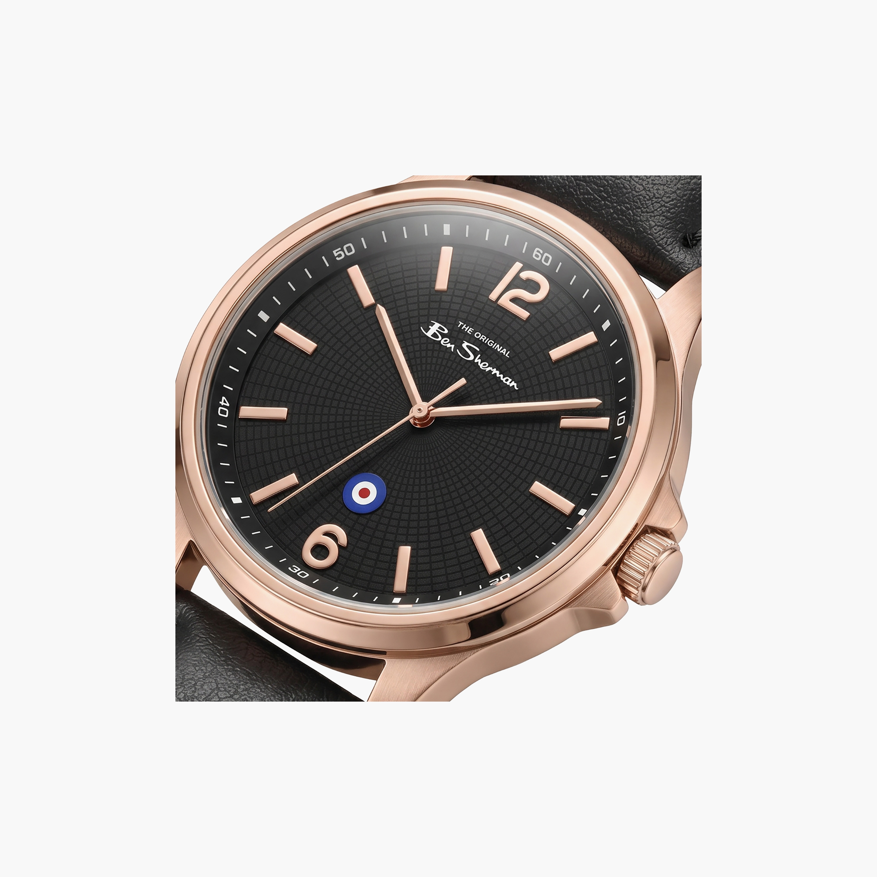Ben Sherman Men's Black Round 43 MM Analog Watch | BSWGA0001203-men-watchesandjewellery-watches-image-2