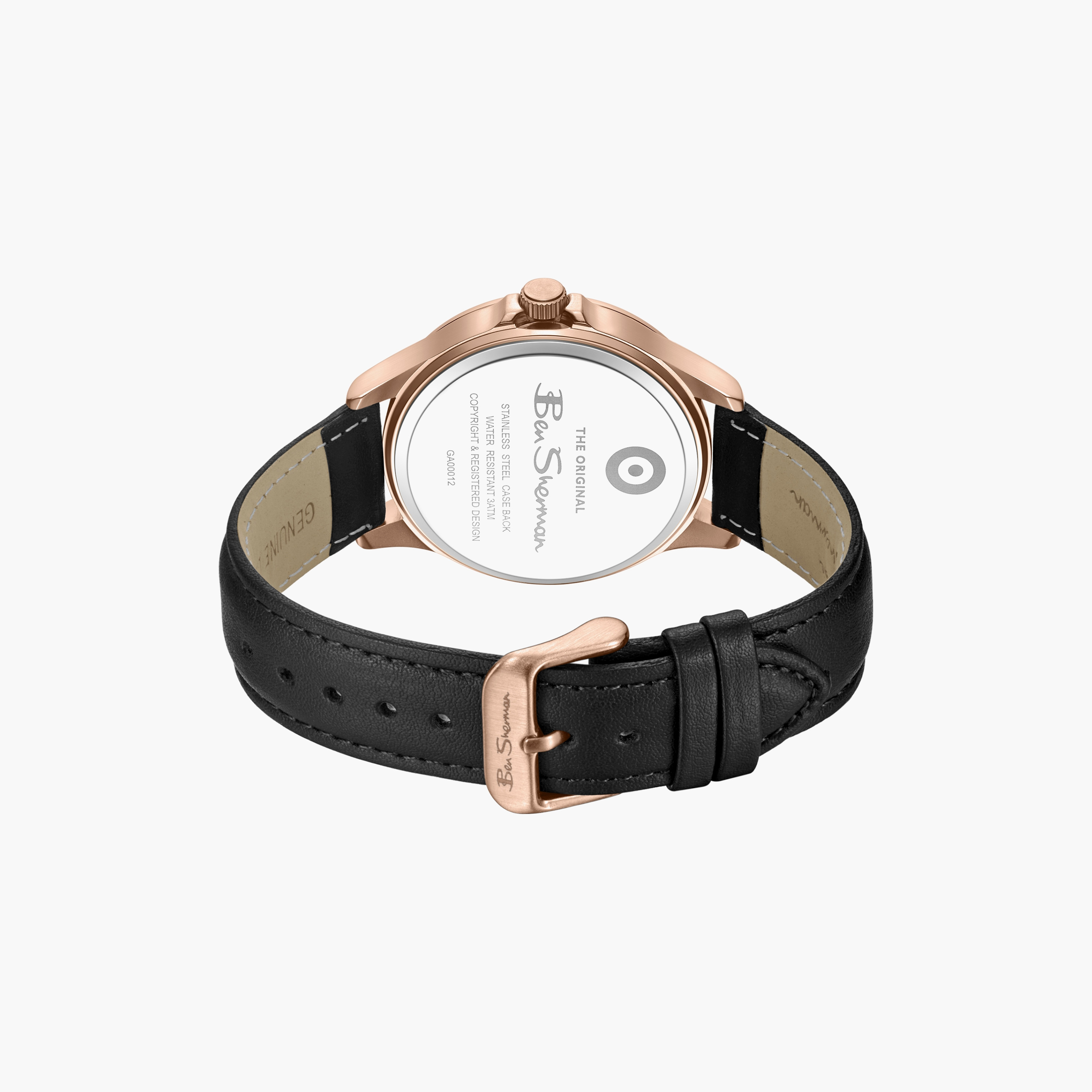 Ben Sherman Men's Black Round 43 MM Analog Watch | BSWGA0001203-men-watchesandjewellery-watches-image-3