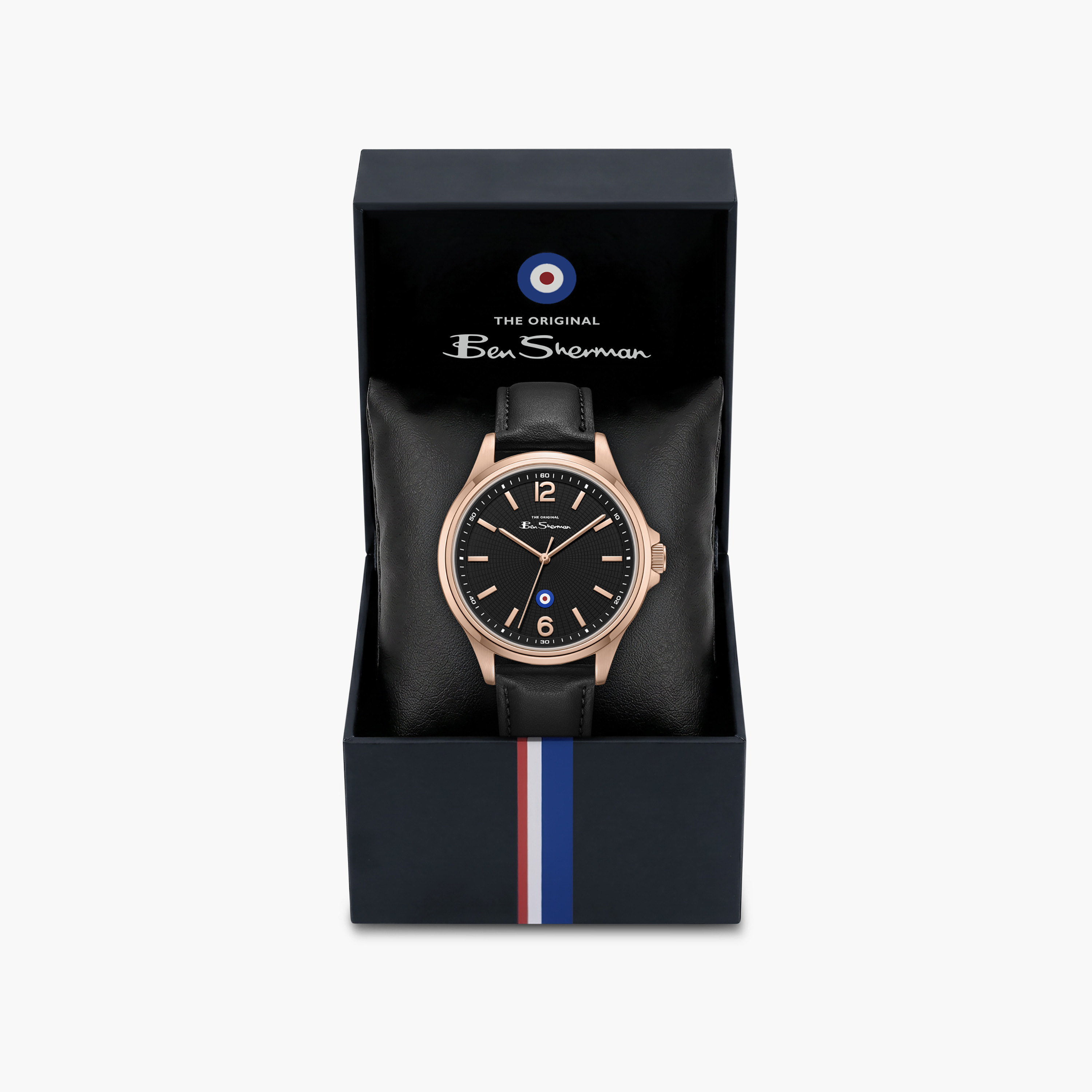 Ben Sherman Men's Black Round 43 MM Analog Watch | BSWGA0001203-men-watchesandjewellery-watches-image-4