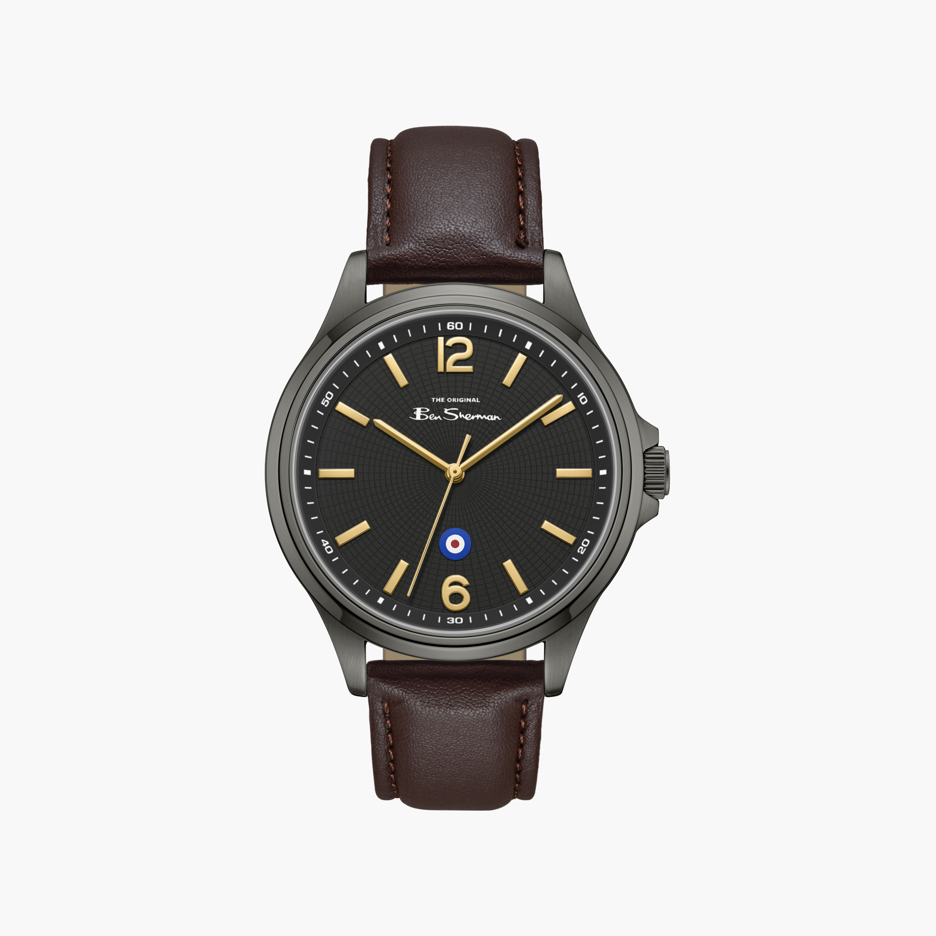 Ben Sherman Men's Black Round 43 MM Analog Watch | BSWGA0001204-men-watchesandjewellery-watches-image-1