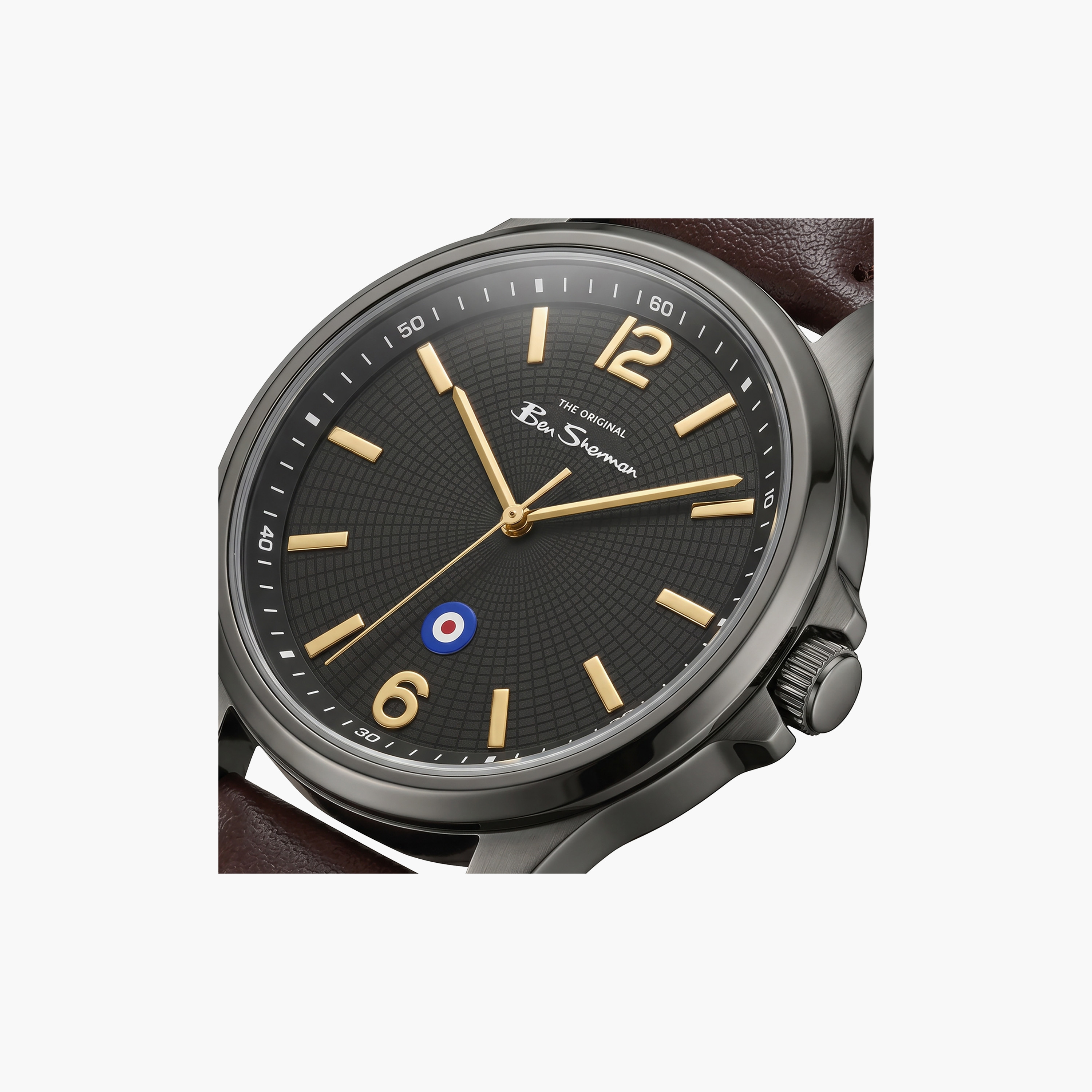 Ben Sherman Men's Black Round 43 MM Analog Watch | BSWGA0001204-men-watchesandjewellery-watches-image-2