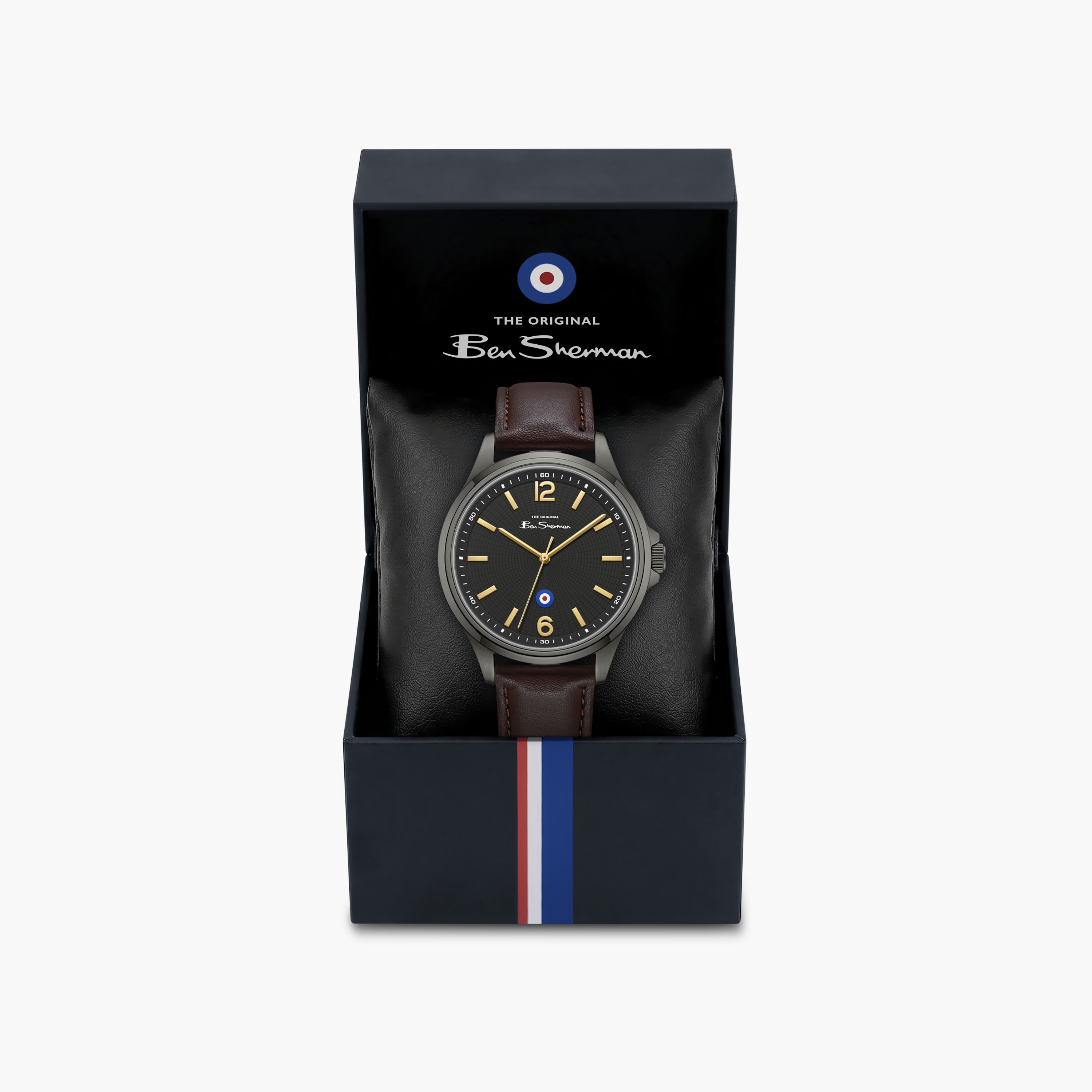 Ben Sherman Men's Black Round 43 MM Analog Watch | BSWGA0001204-men-watchesandjewellery-watches-image-4