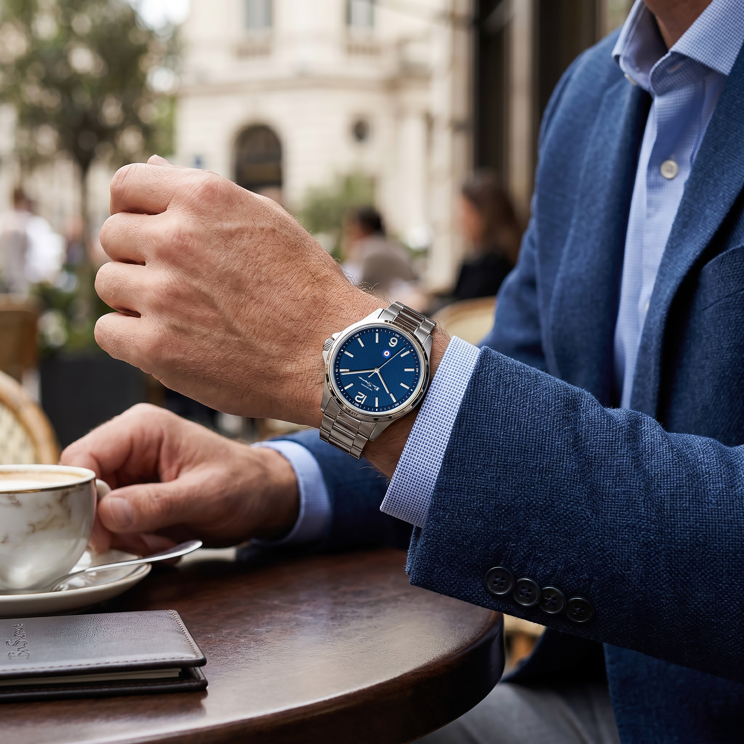 Ben Sherman Men's Blue Round 43 MM Analog Watch | BSWGG0001206-men-watchesandjewellery-watches-image-6