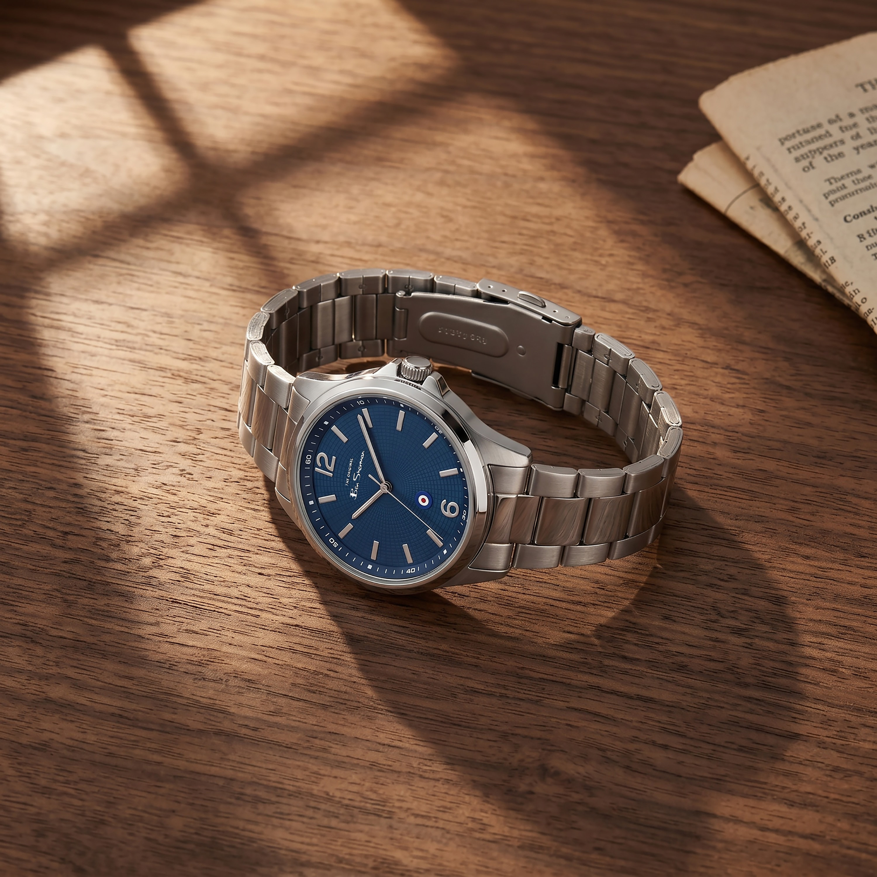 Ben Sherman Men's Blue Round 43 MM Analog Watch | BSWGG0001206-men-watchesandjewellery-watches-image-7