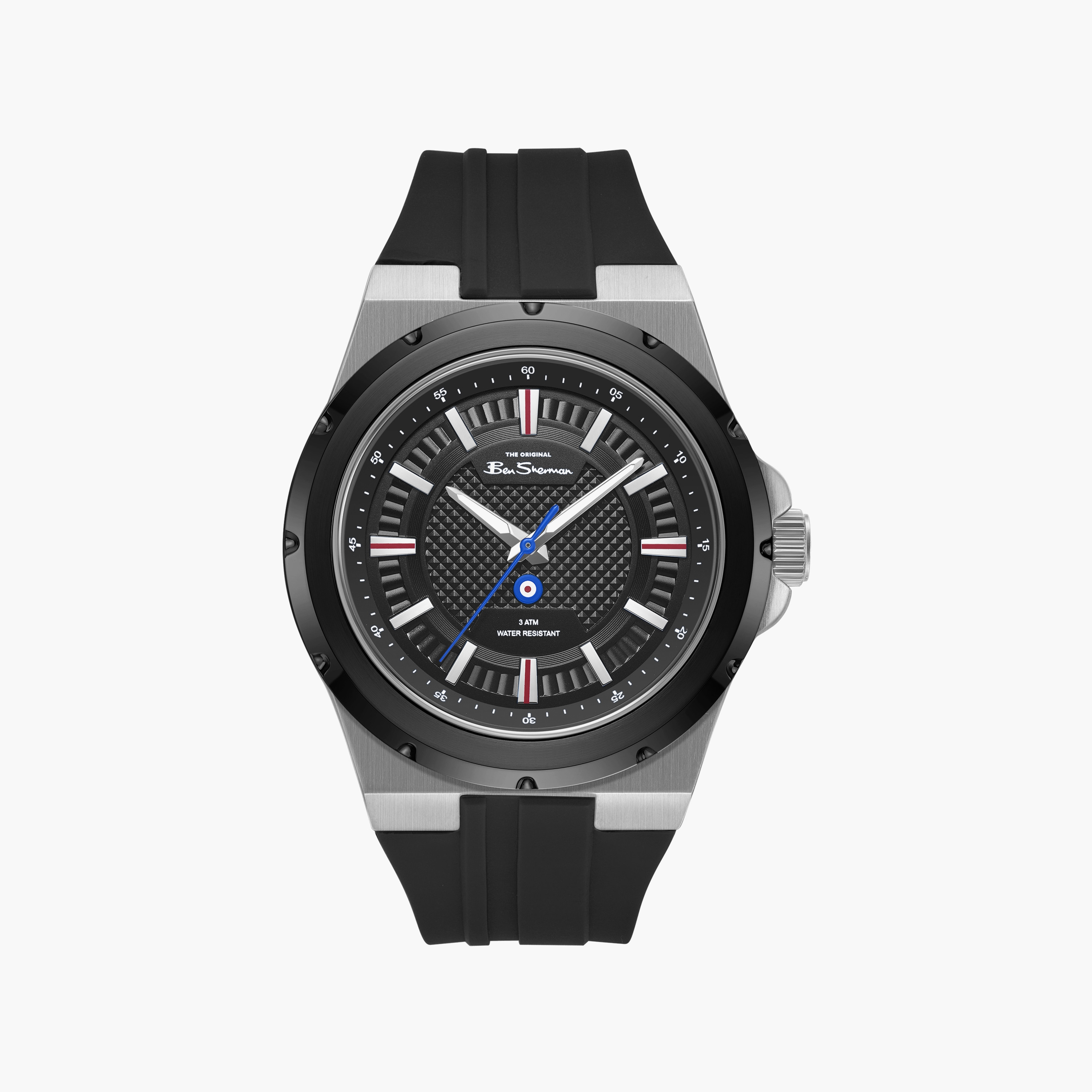 Ben Sherman Men's Black Round 43 MM Analog Watch | BSWGM0000401-men-watchesandjewellery-watches-image-1