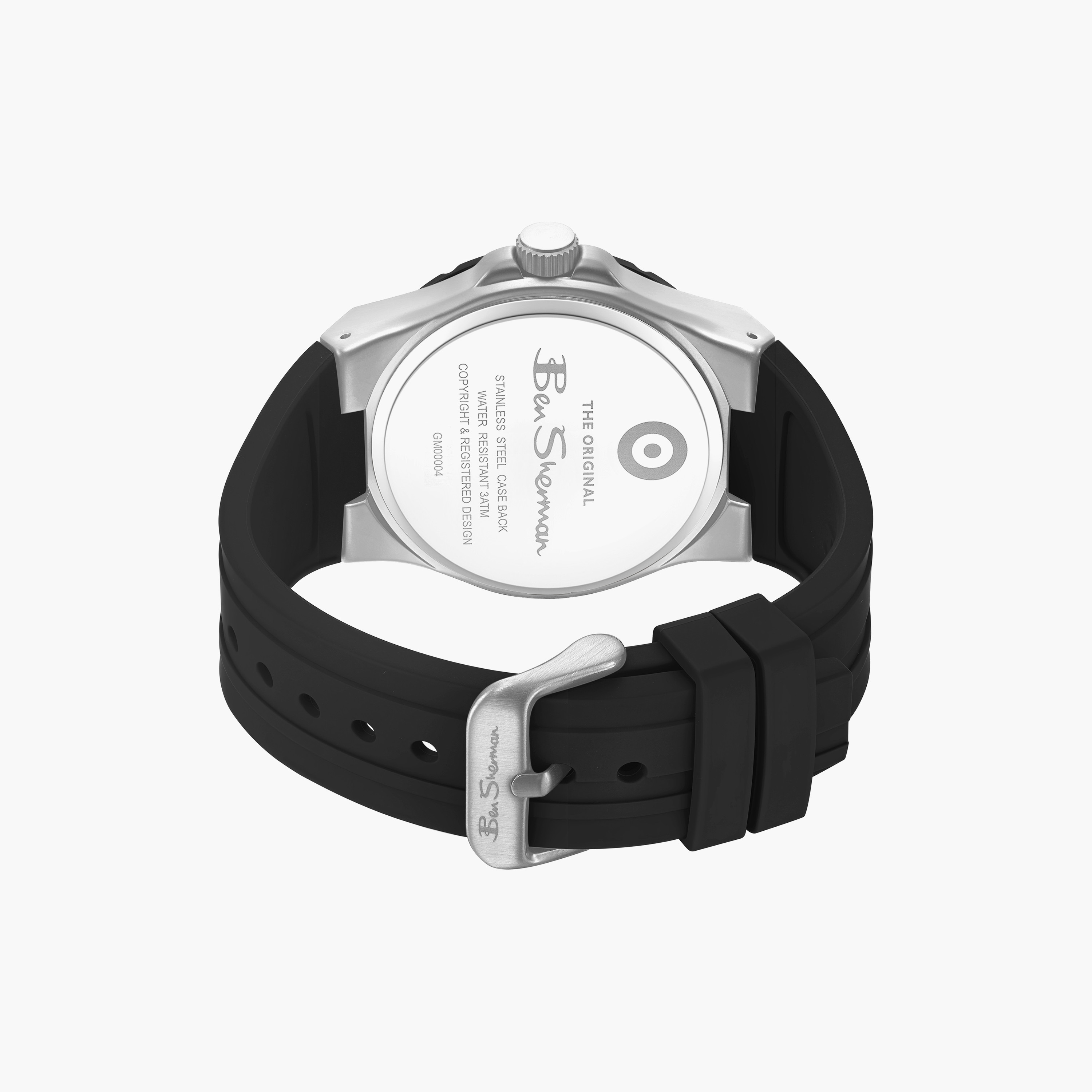 Ben Sherman Men's Black Round 43 MM Analog Watch | BSWGM0000401-men-watchesandjewellery-watches-image-3