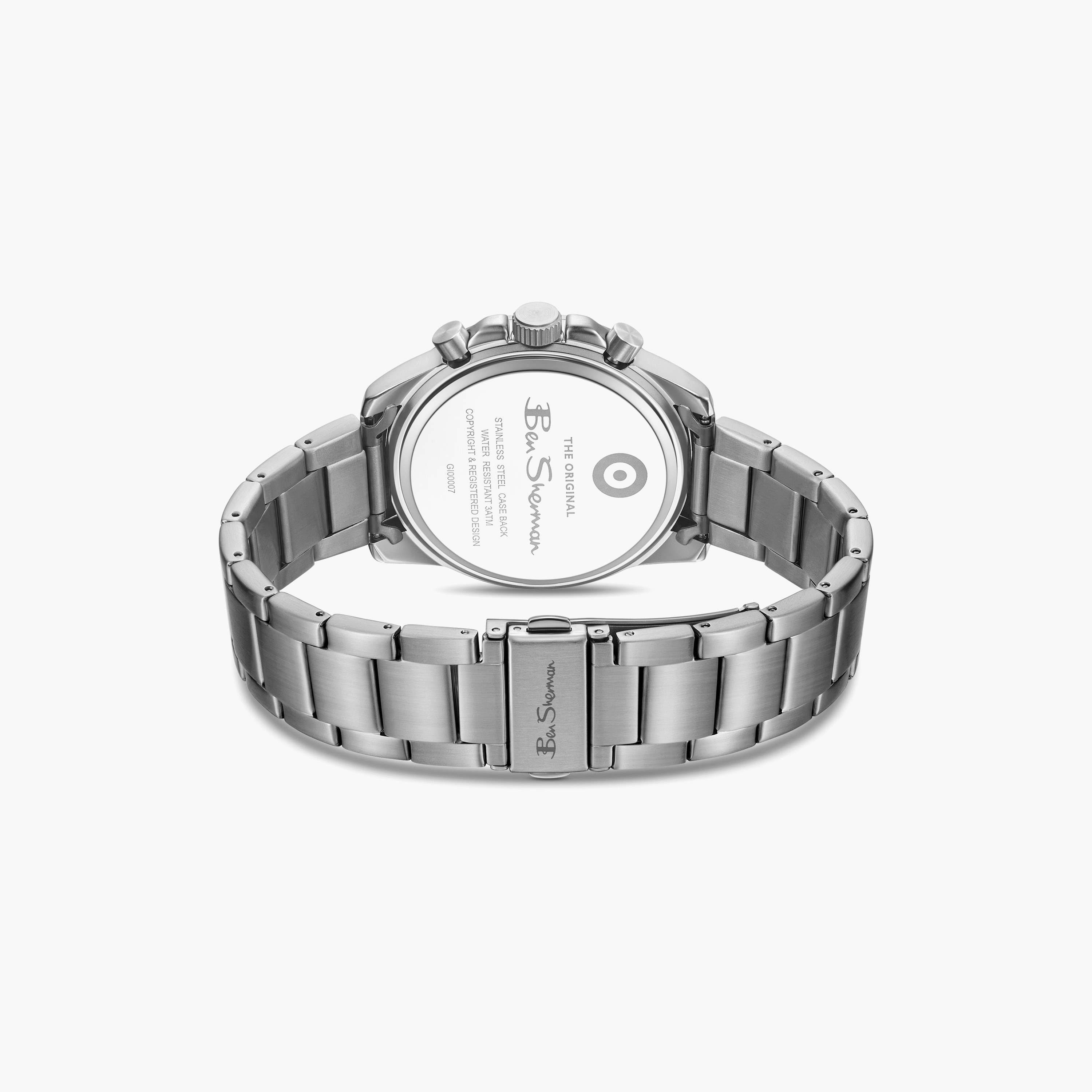 Ben Sherman Men's Black Round 44 MM Chronograph Watch | BSWGI0000704-men-watchesandjewellery-watches-image-3