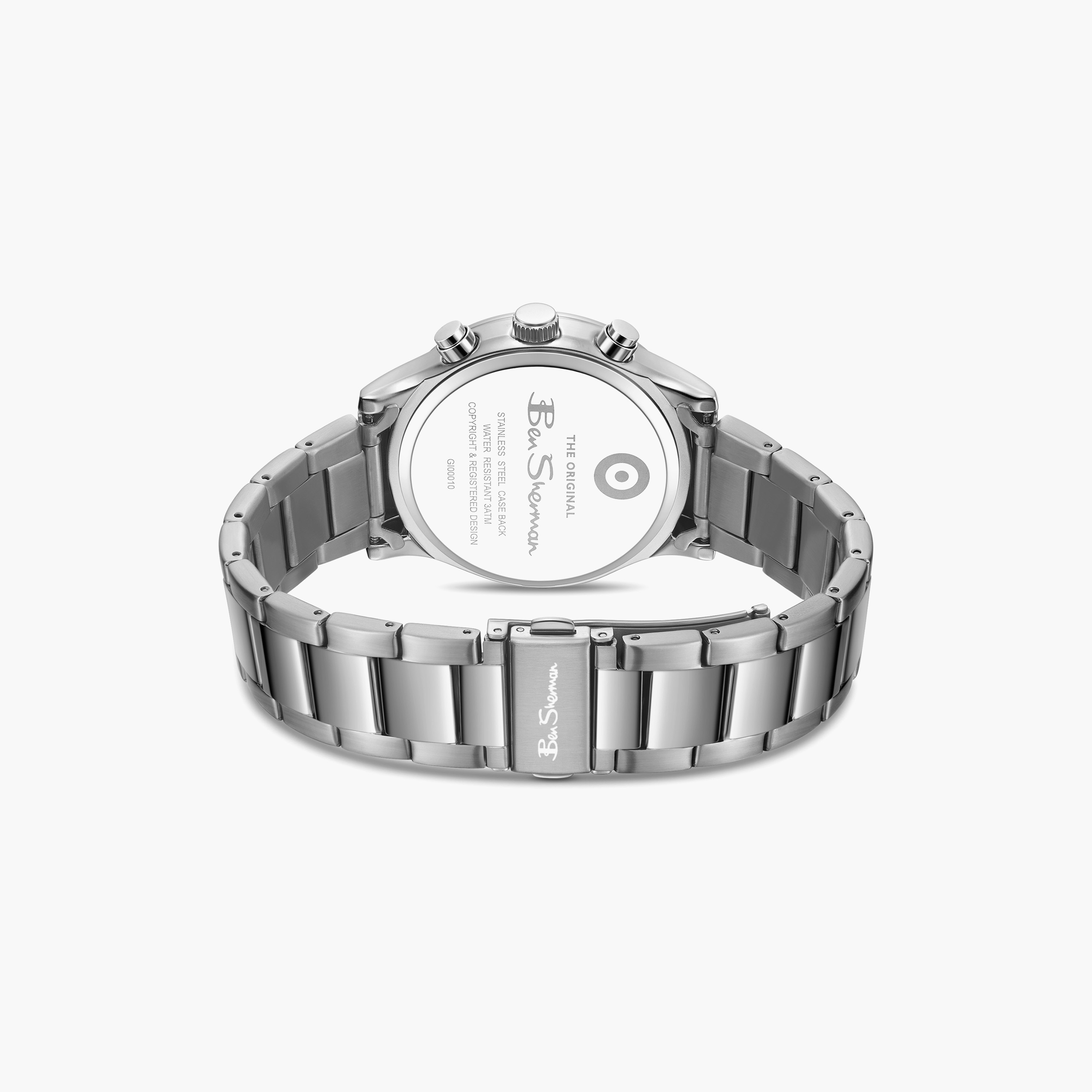 Ben Sherman Men's Blue Round 43.5 MM Chronograph Watch | BSWGI0001006-men-watchesandjewellery-watches-image-3