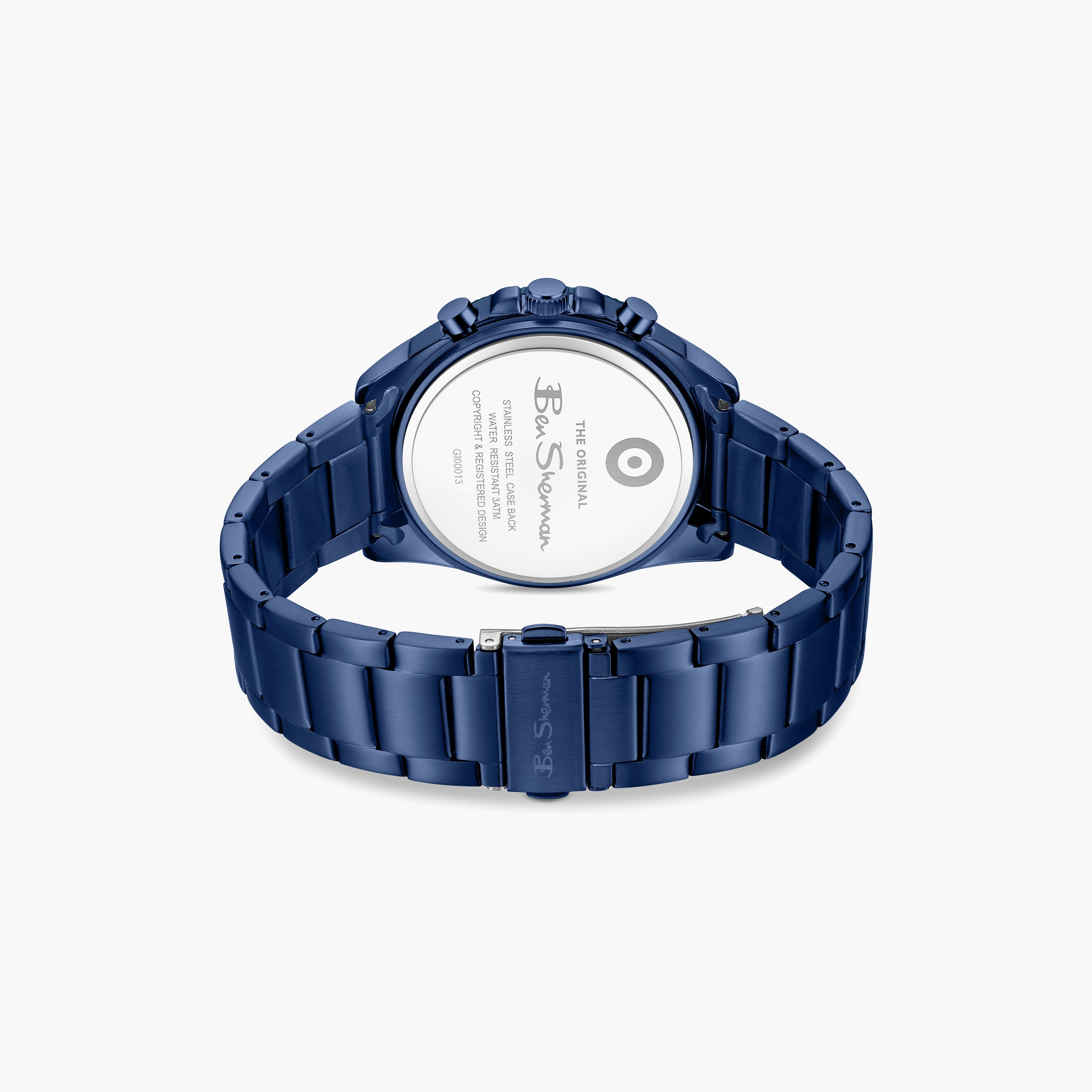 Ben Sherman Men's Blue Round 44 MM Chronograph Watch | BSWGI0001304-men-watchesandjewellery-watches-image-3