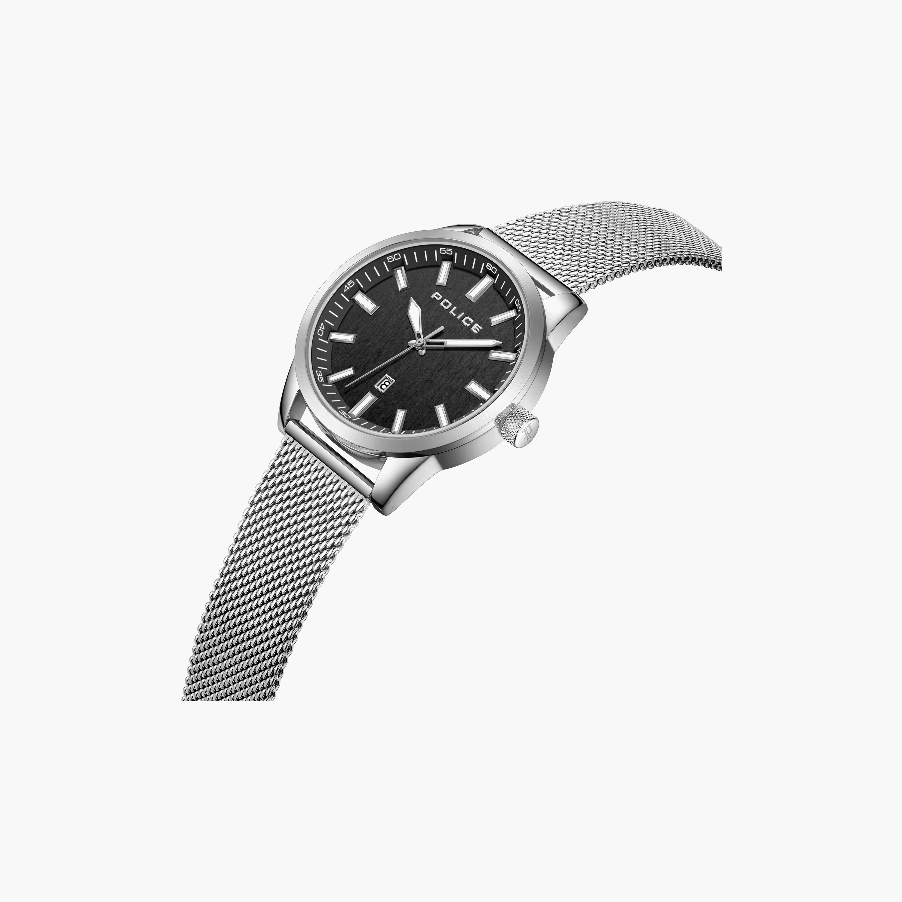 ساعة رجالية فضية دائرية من بوليس، مقاس 45 مم، تناظرية | PEWGH2239204-men-watchesandjewellery-watches-image-2