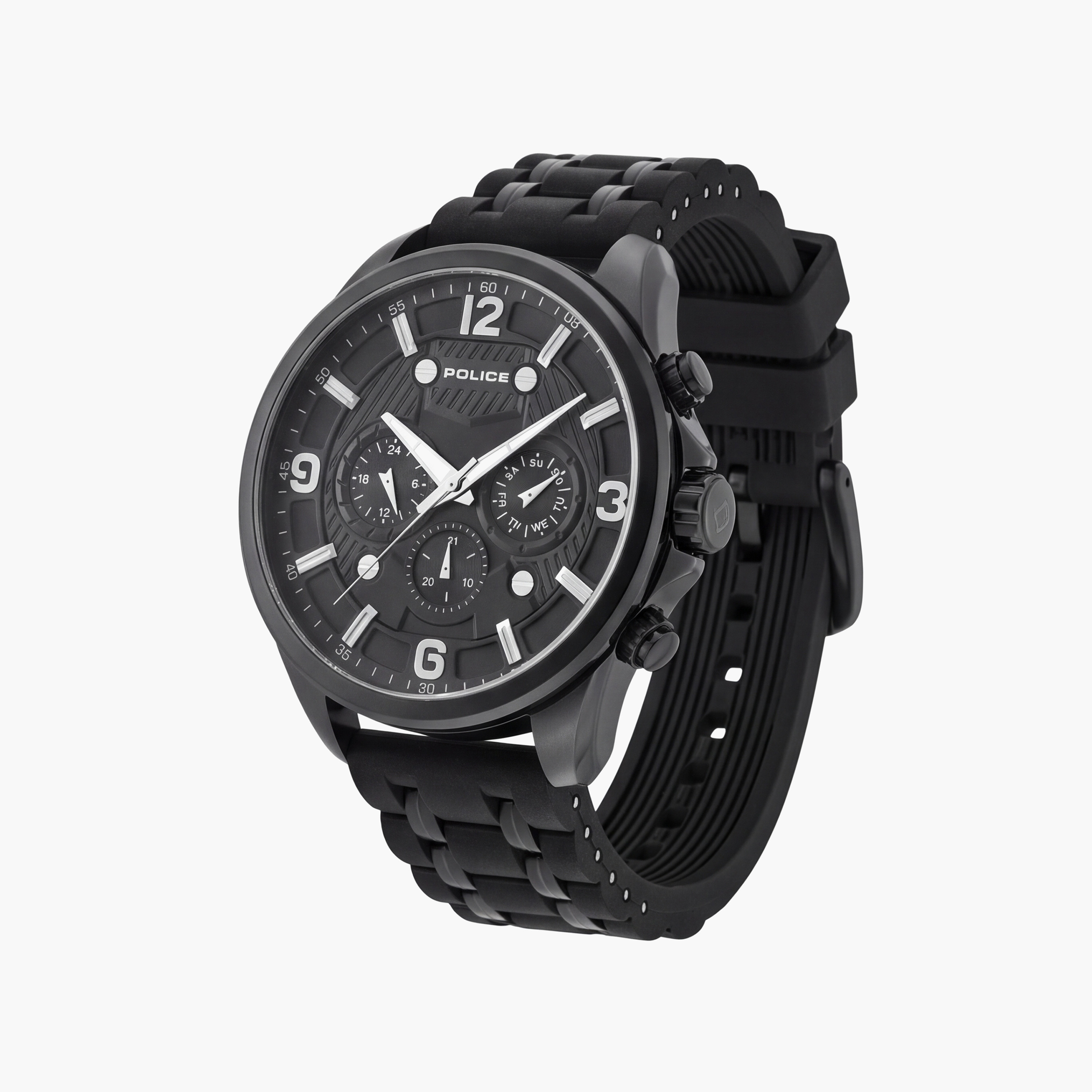 Police Men's Black Round 50 MM Analog Watch | PL.15218JSB/02P-men-watchesandjewellery-watches-image-2