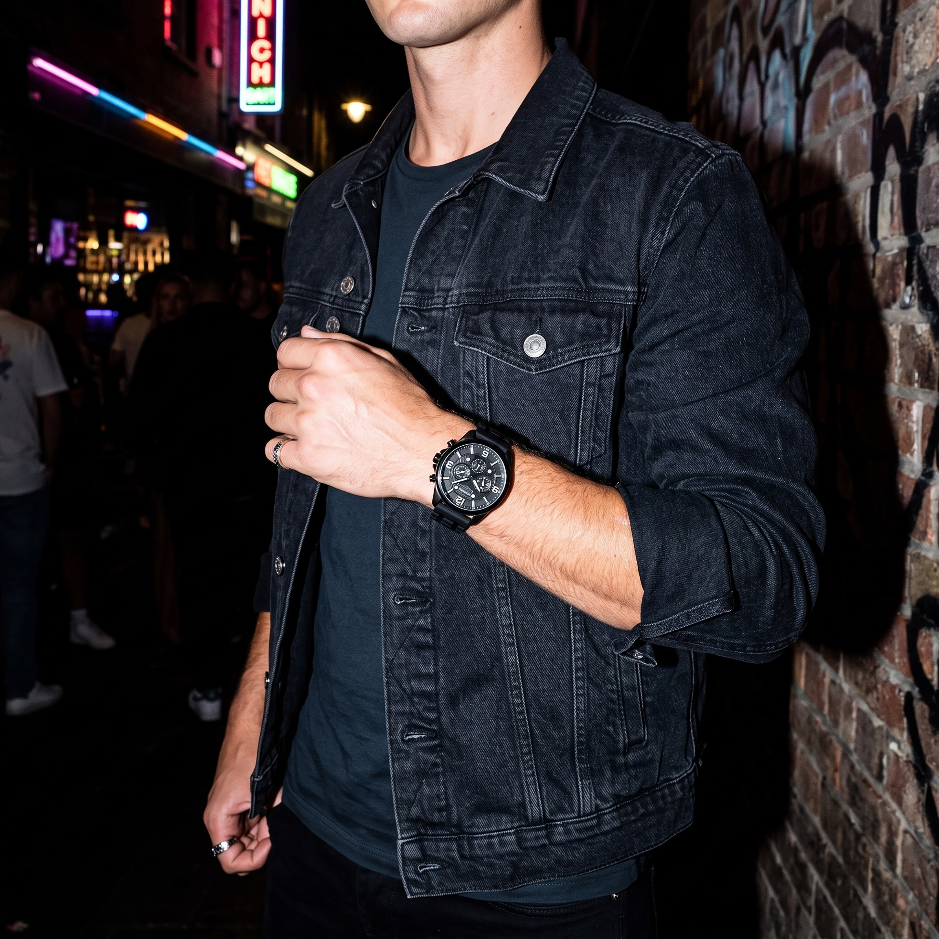 Police Men's Black Round 50 MM Analog Watch | PL.15218JSB/02P-men-watchesandjewellery-watches-image-5