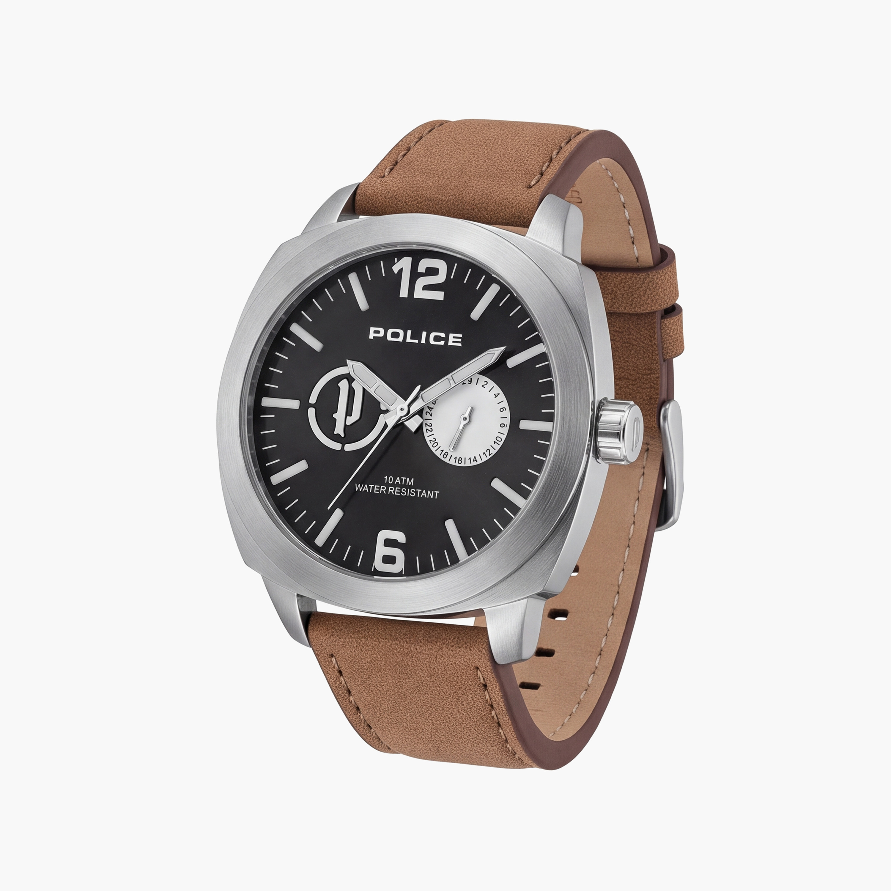 Police Men's Black Round 44 MM Analog Watch | PL.14717JS/02-men-watchesandjewellery-watches-image-2