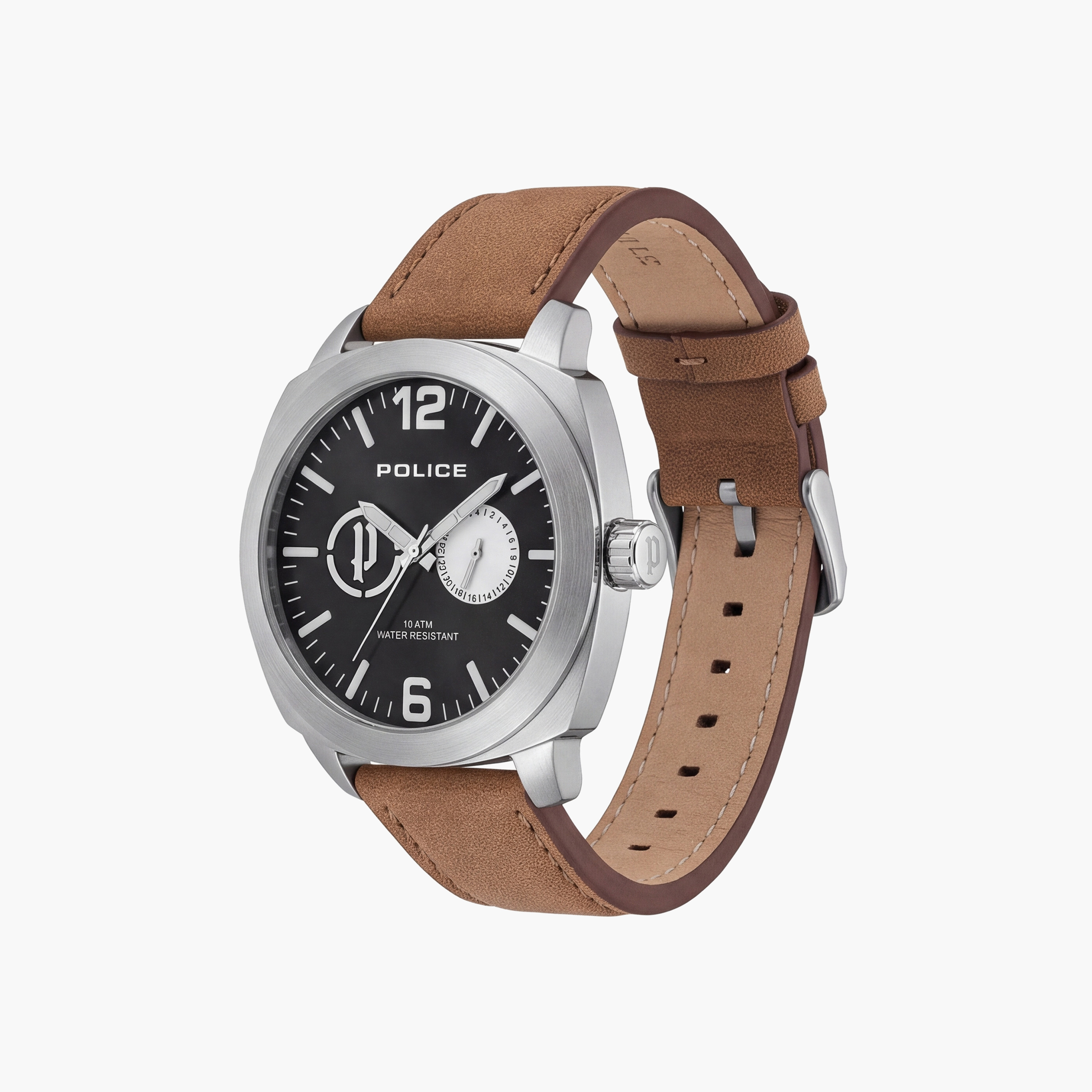 Police Men's Black Round 44 MM Analog Watch | PL.14717JS/02-men-watchesandjewellery-watches-image-3