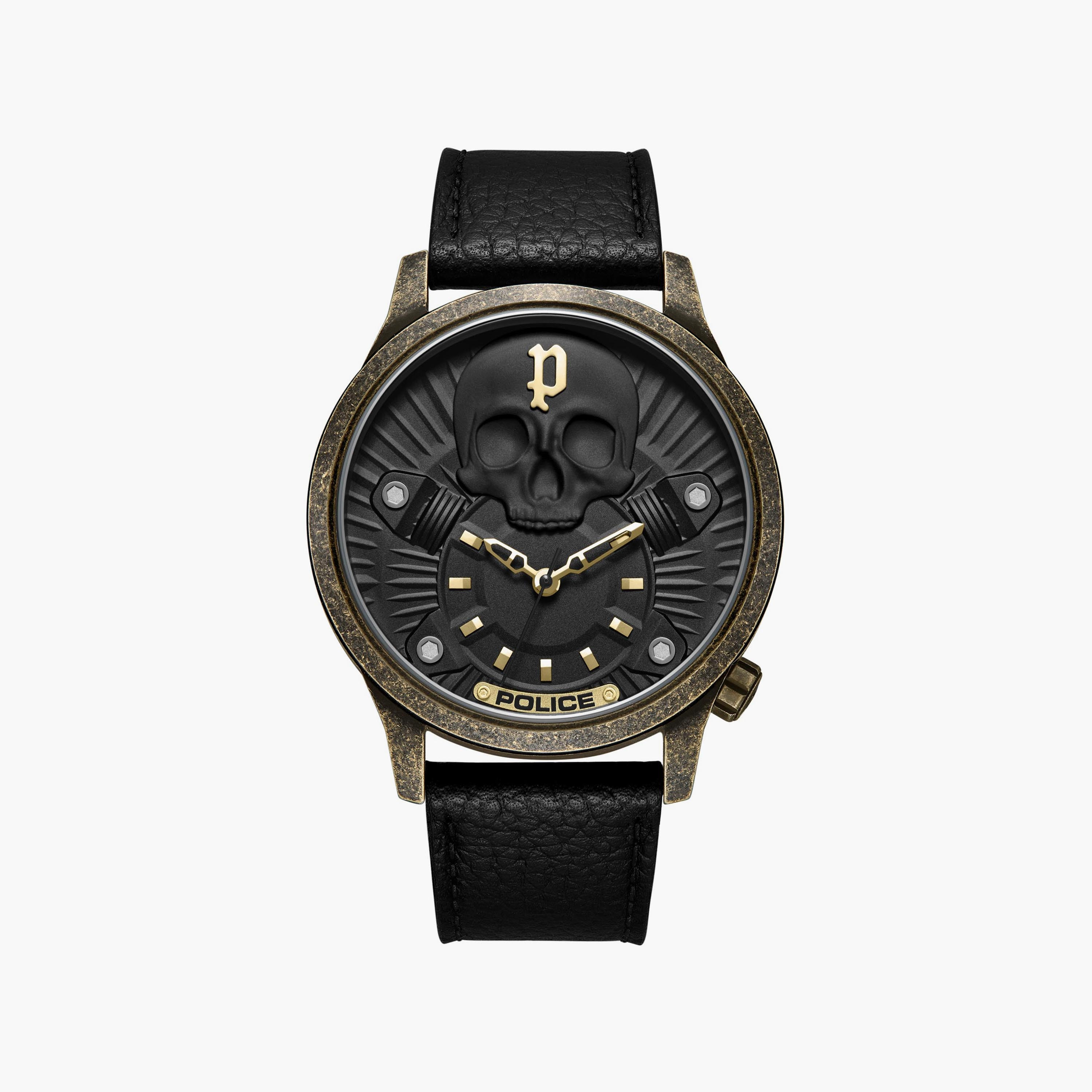 Police Men's Black Round 44 MM Analog Watch | PEWJA2227702-men-watchesandjewellery-watches-image-1