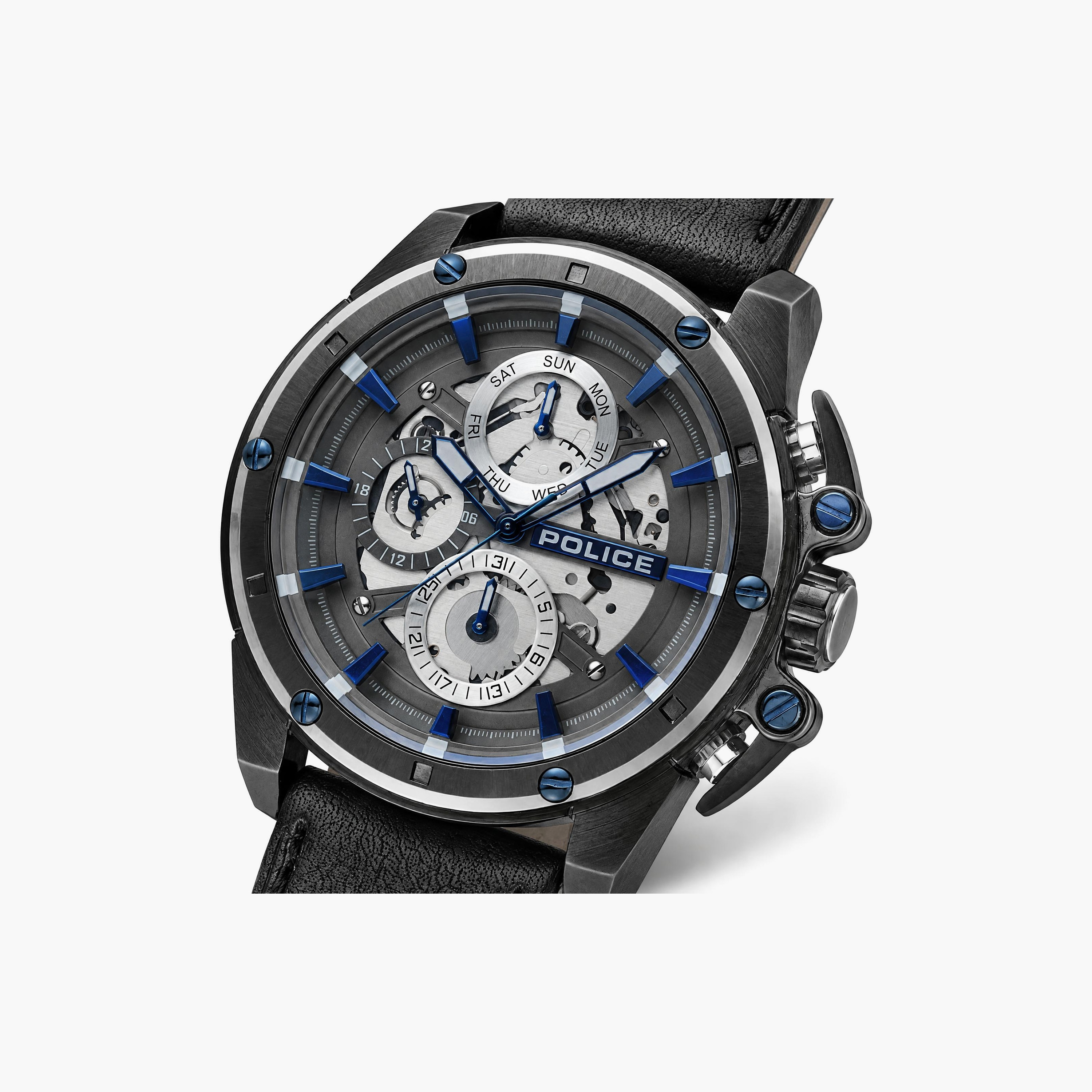 ساعة رجالية رمادية دائرية من بوليس، مقاس 42 مم، تناظرية | PL.14688JSUS/13-men-watchesandjewellery-watches-image-2