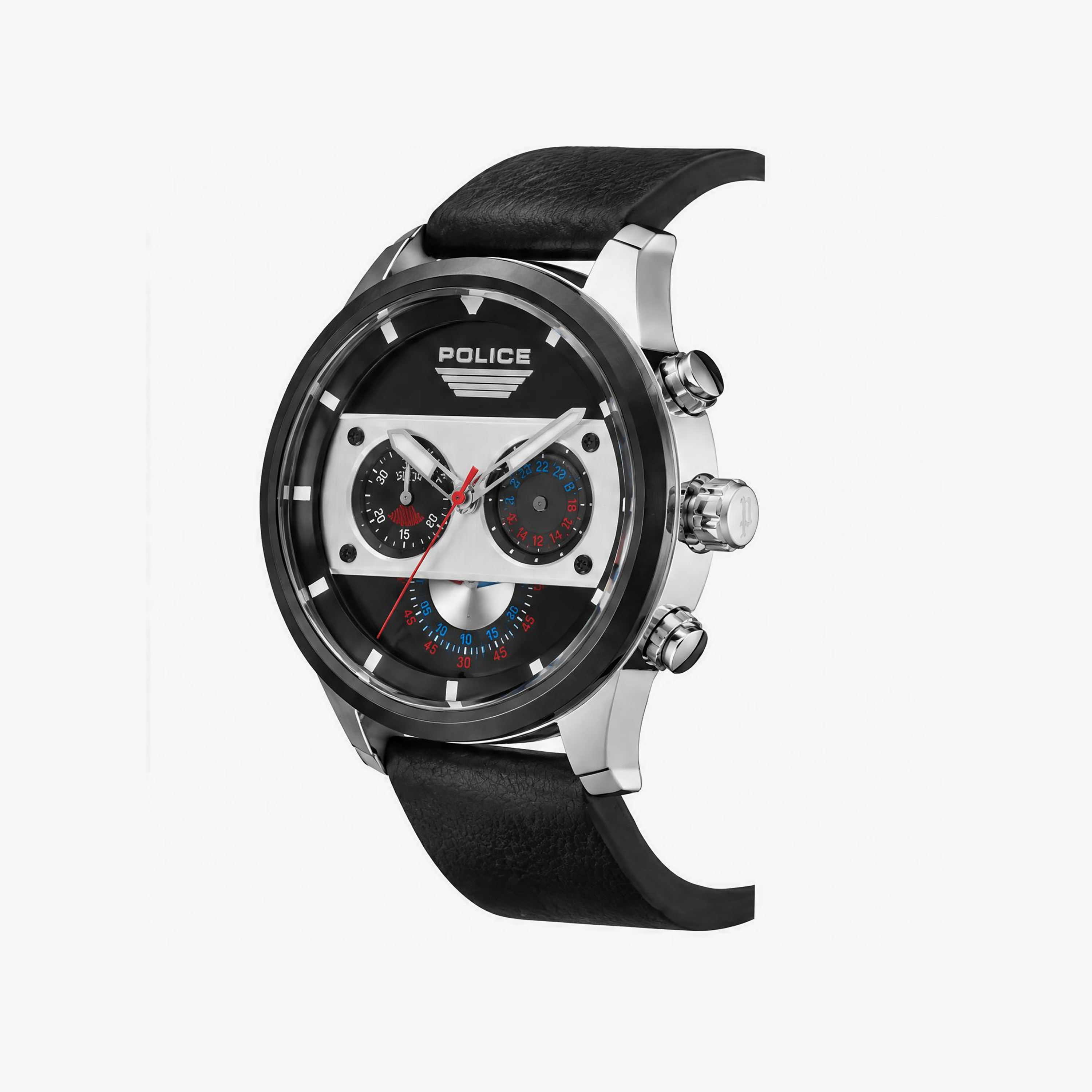 Police Men's Black Round 49 MM Analog Watch | PL.15411JSTB/02-men-watchesandjewellery-watches-image-2