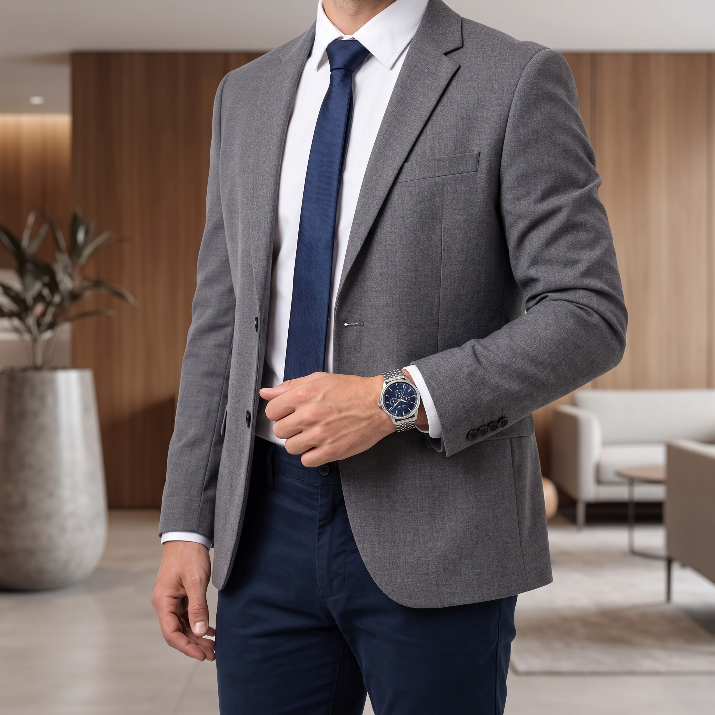 ساعة رجالية زرقاء دائرية من بوليس، مقاس 42 مم، تناظرية | PL.14923JS/03M-men-watchesandjewellery-watches-image-3