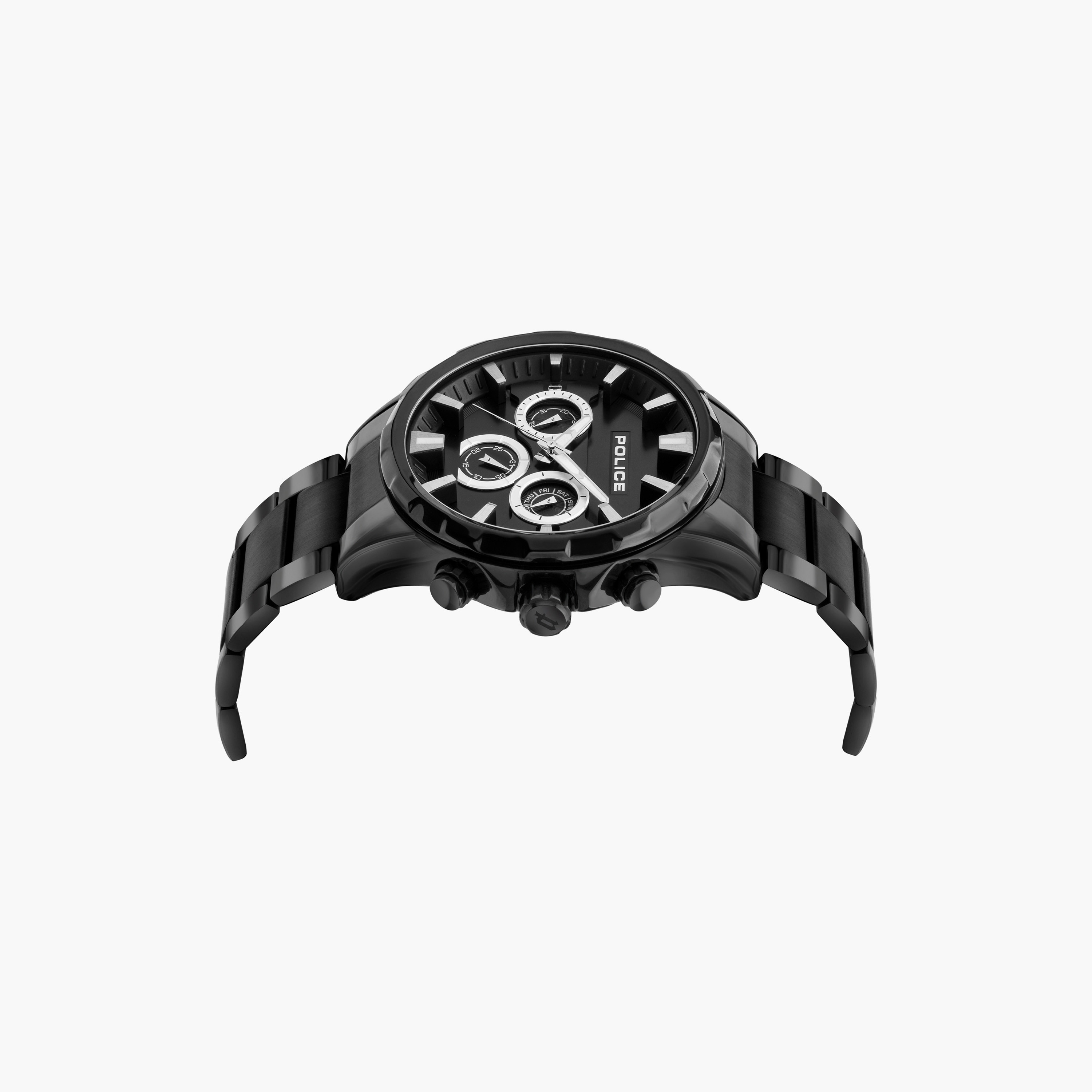 ساعة رجالية سوداء دائرية من بوليس، مقاس 47 مم، تناظرية | PL.15369JBB/02M-men-watchesandjewellery-watches-image-3