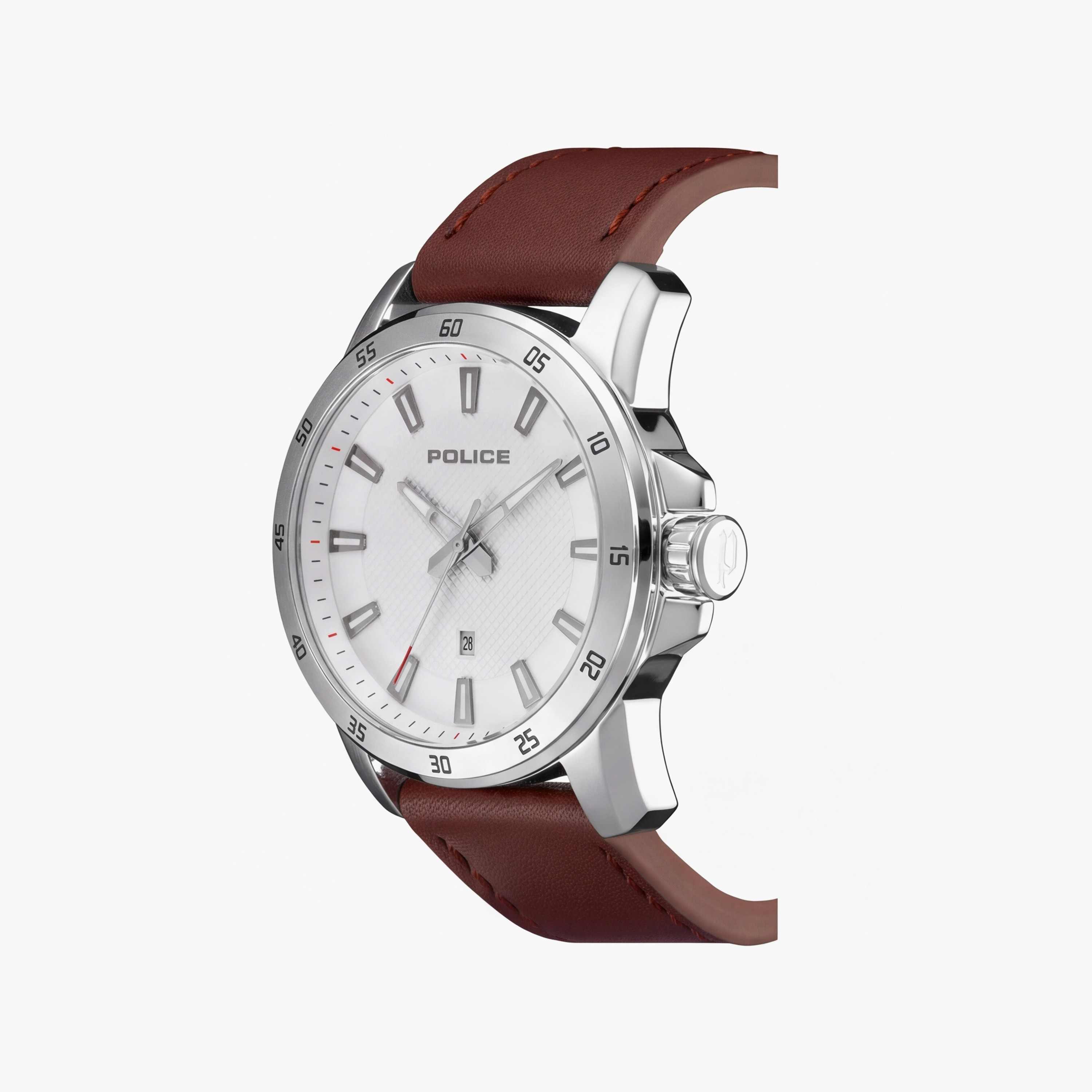 Police Men's Silver Round 46 MM Analog Watch | PL.15526JS/04-men-watchesandjewellery-watches-image-2