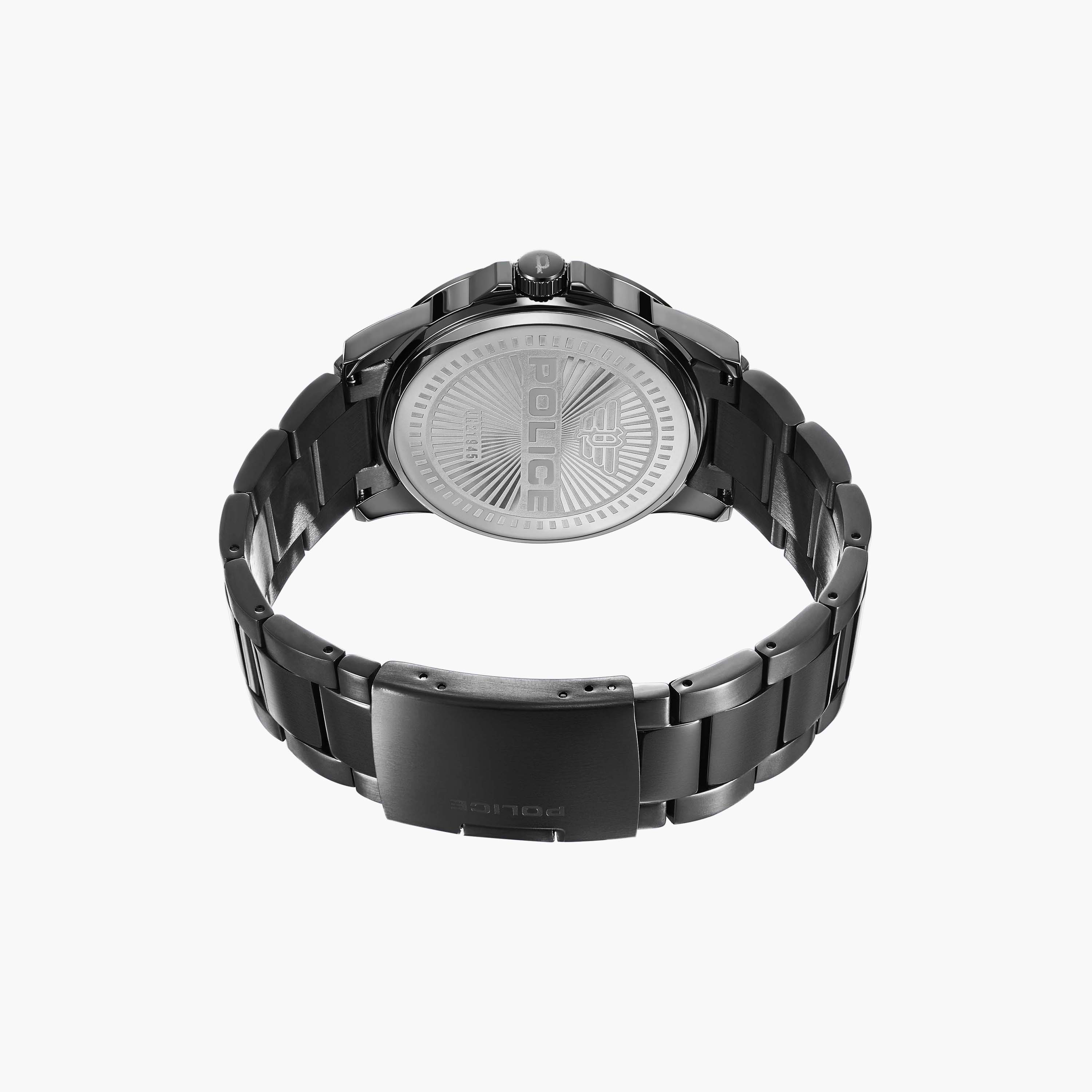 ساعة رجالية سوداء دائرية من بوليس، مقاس 47 مم، تناظرية | PEWJH2194504-men-watchesandjewellery-watches-image-3