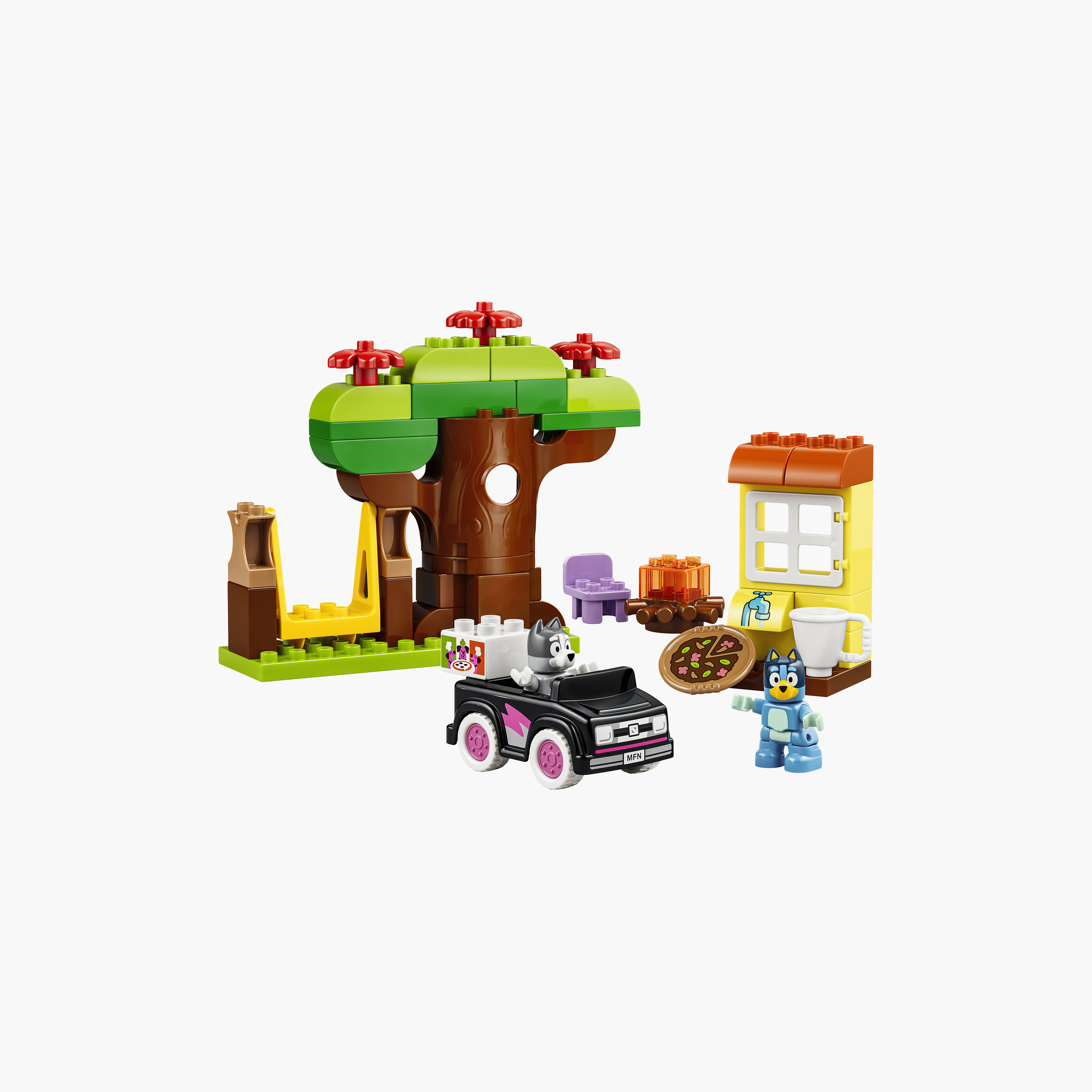 Lego Duplo Pizza Girls with Muffin and Bluey Block Playset-toys-buildingblocks-blocks-image-2