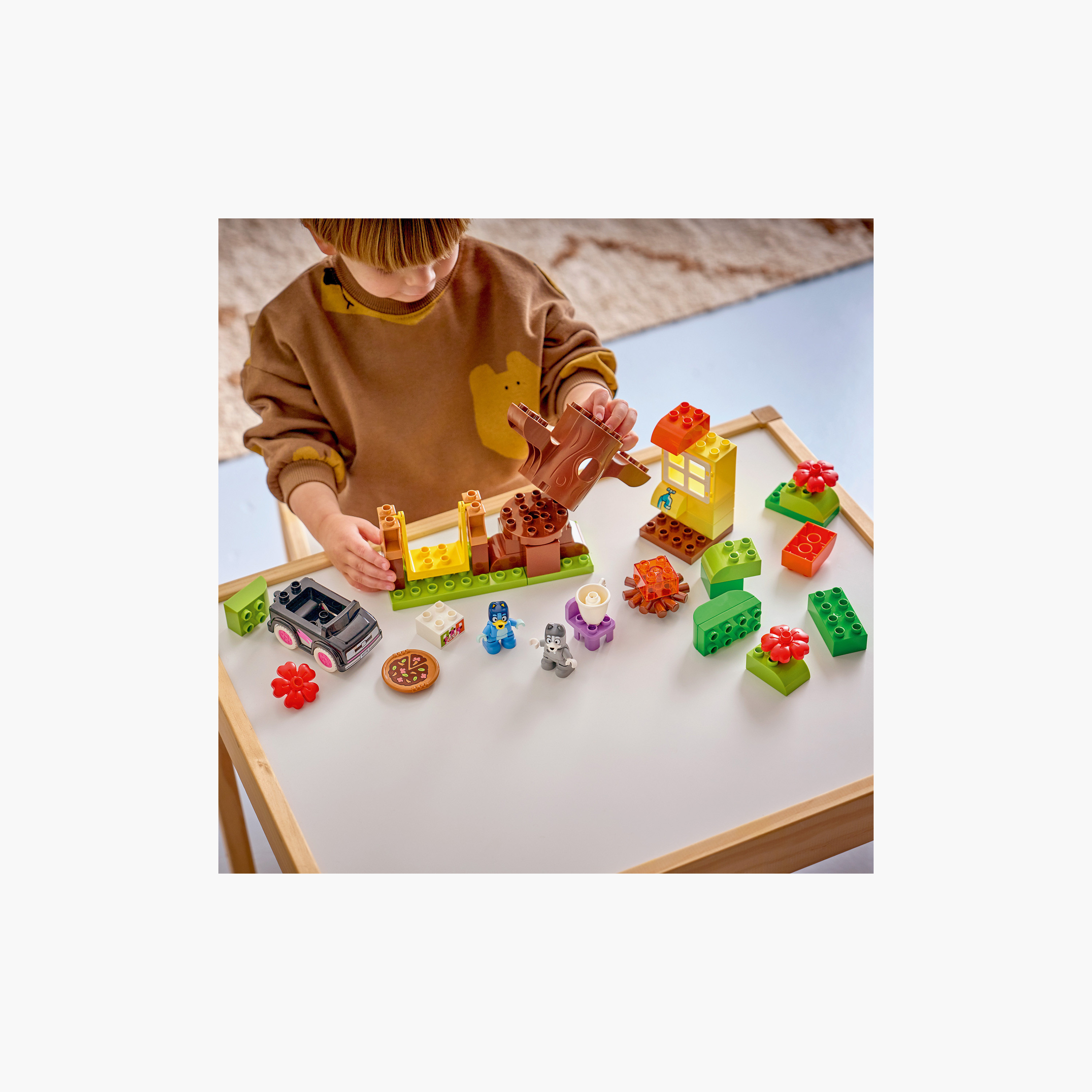Lego Duplo Pizza Girls with Muffin and Bluey Block Playset-toys-buildingblocks-blocks-image-4