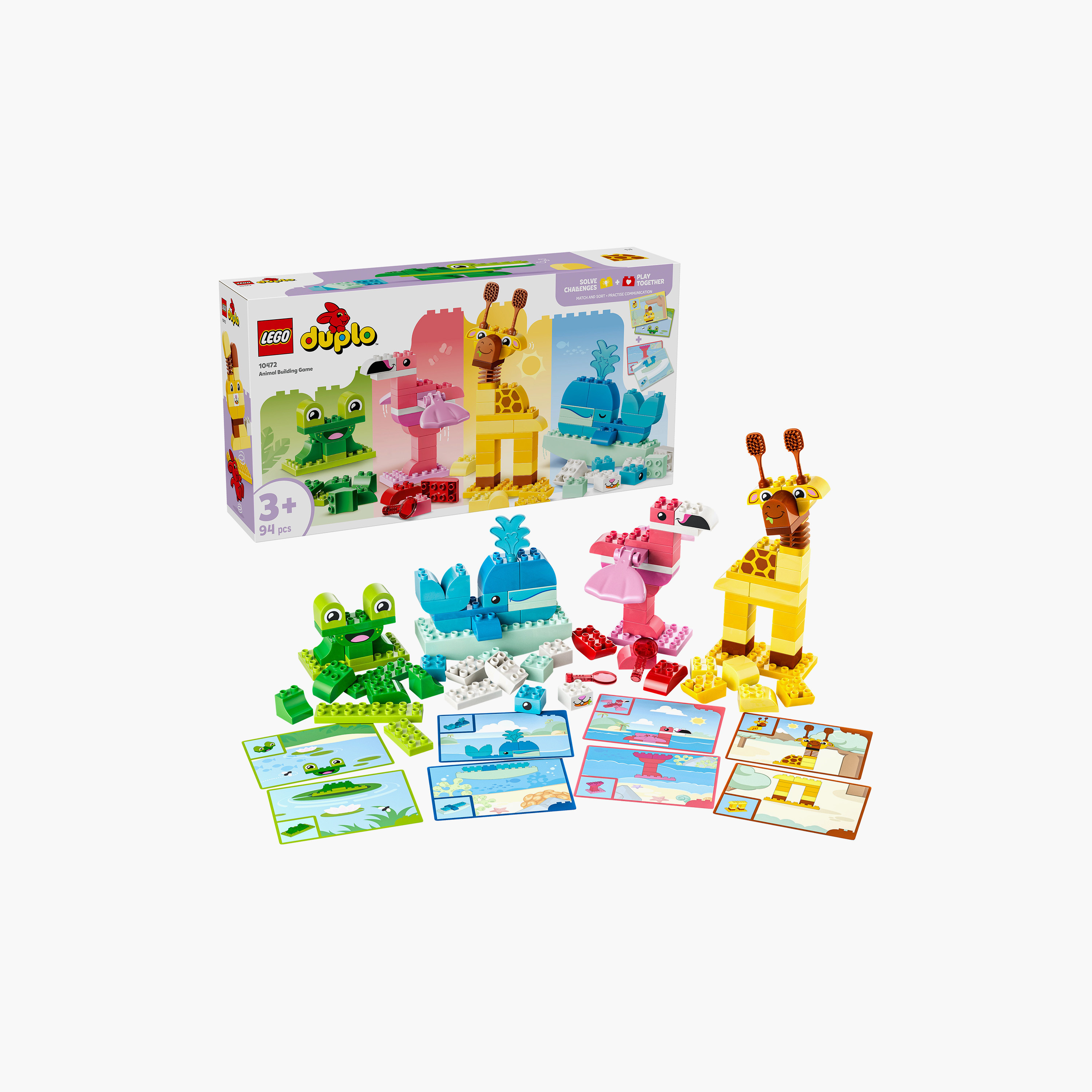 مجموعة ألعاب مكعبات بناء الحيوانات من ليغو دوبلو-toys-buildingblocks-blocks-image-1