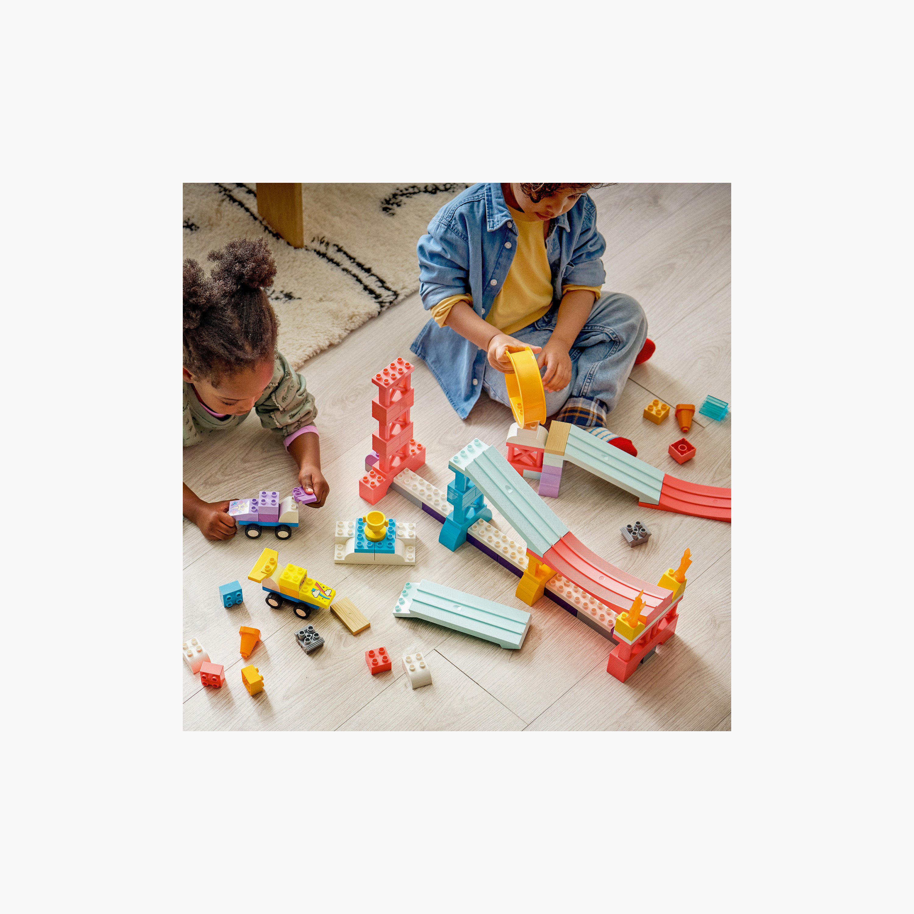 Lego Duplo 3-In-1 Creative Ramps with Vehicles Block Playset-toys-buildingblocks-blocks-image-3