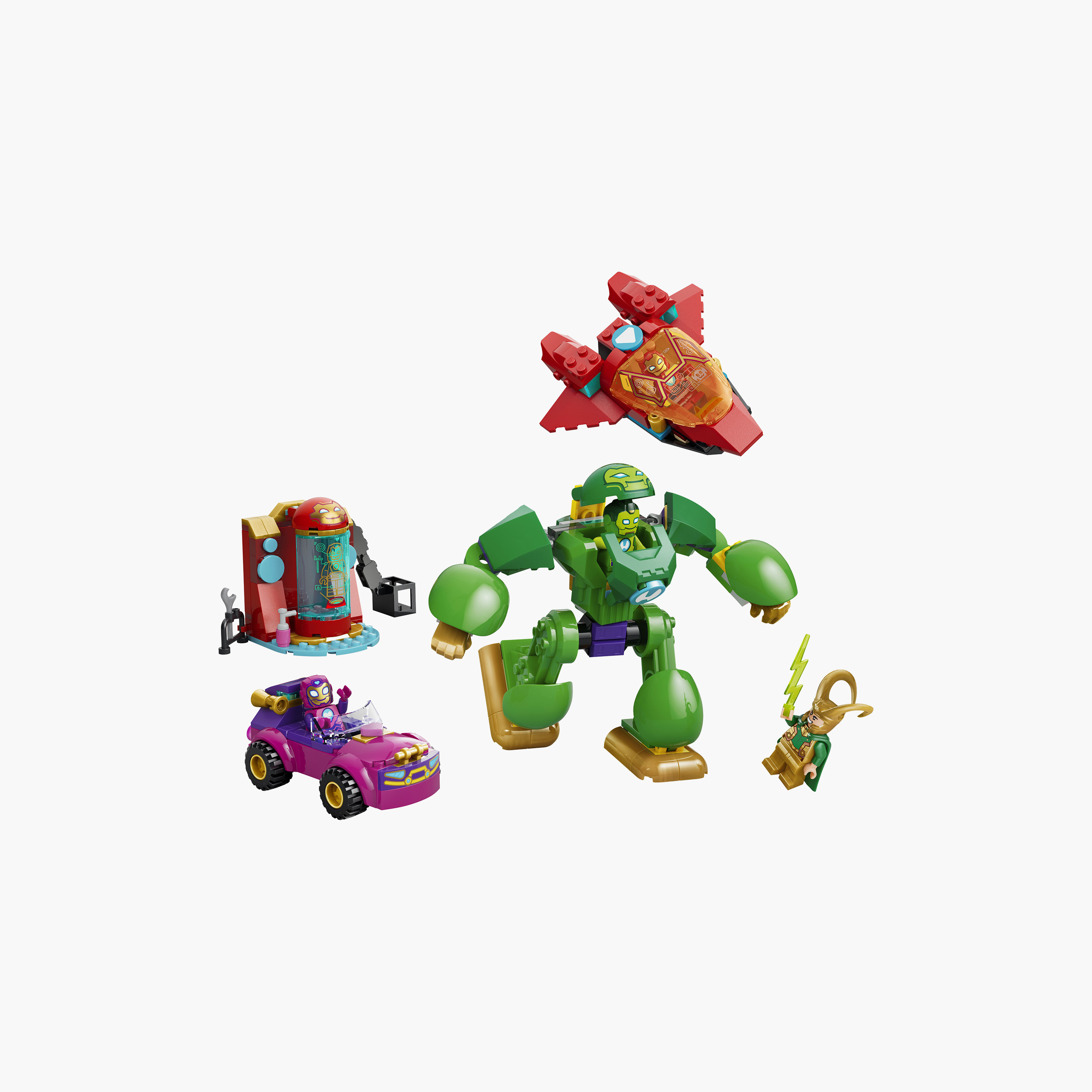 Lego Marvel Loki vs Team Iron Man Block Playset-toys-buildingblocks-blocks-image-2