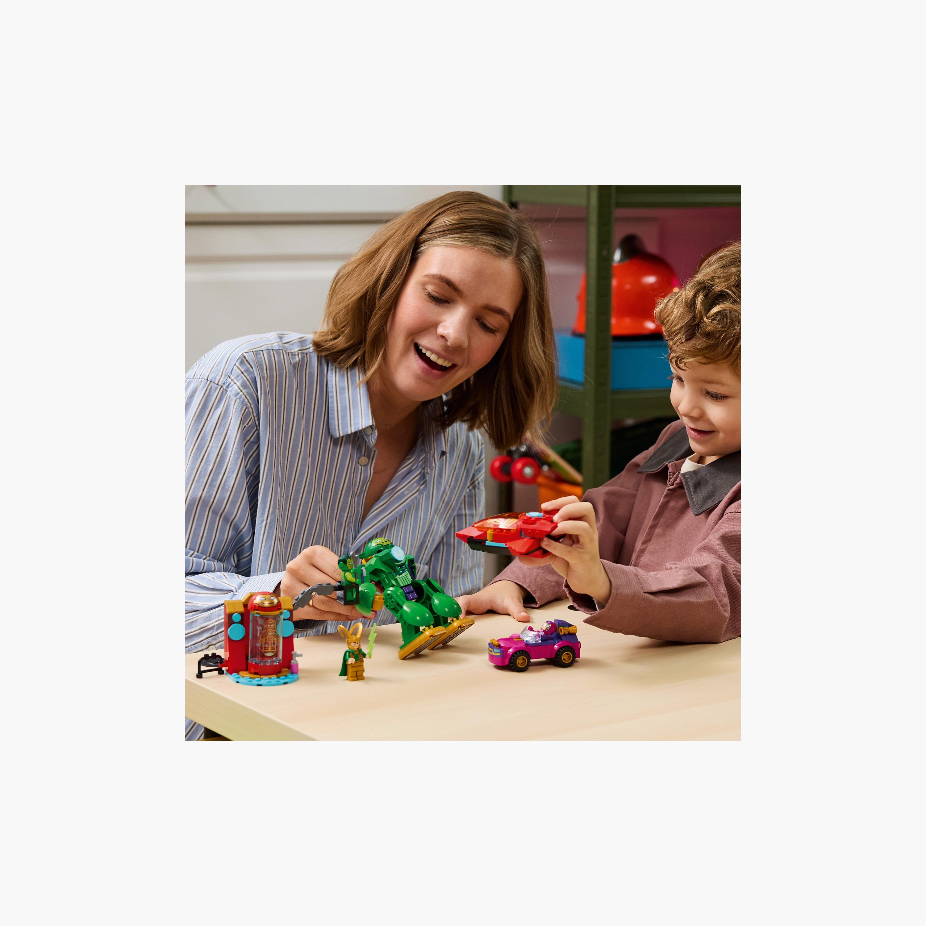 Lego Marvel Loki vs Team Iron Man Block Playset-toys-buildingblocks-blocks-image-5