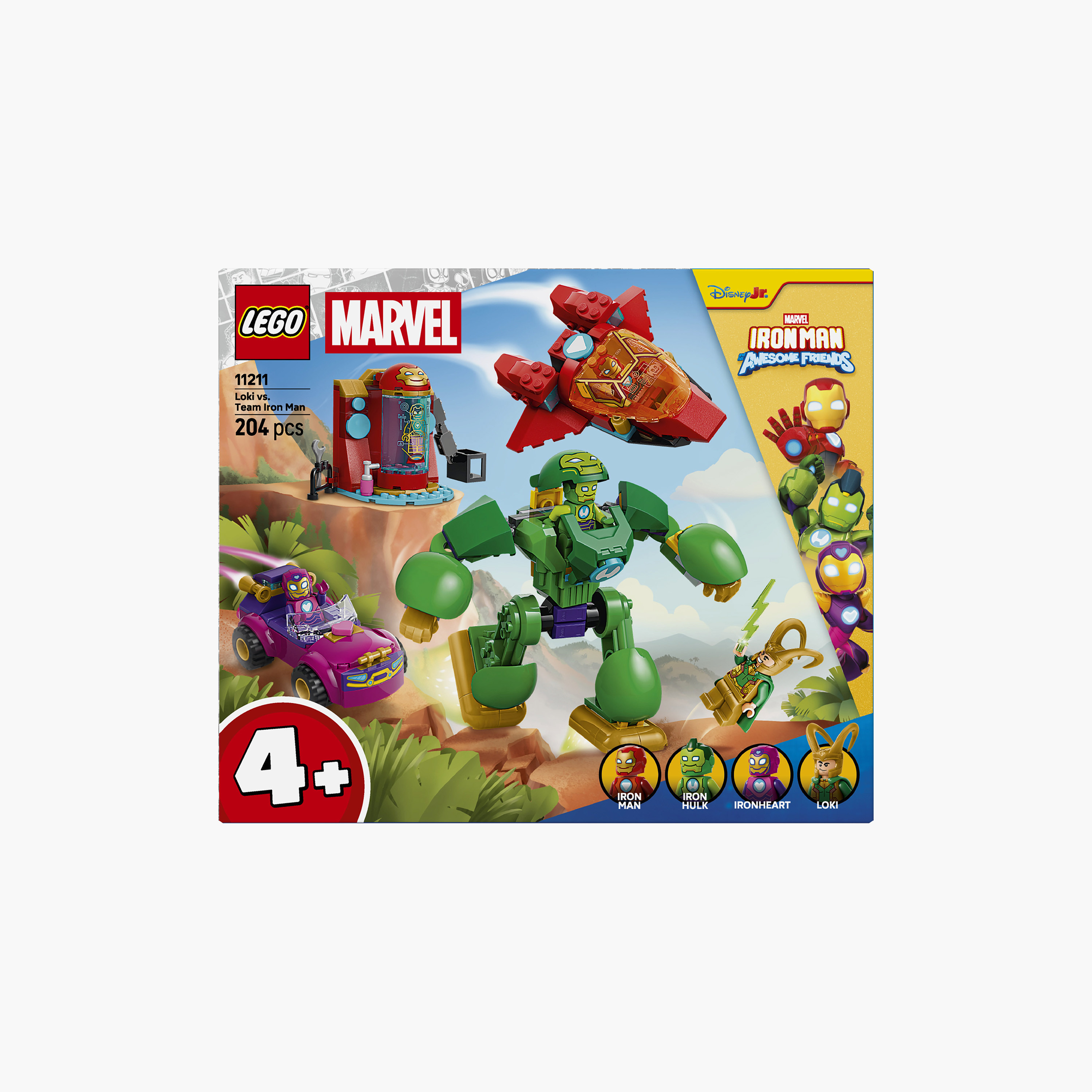 Lego Marvel Loki vs Team Iron Man Block Playset-toys-buildingblocks-blocks-image-6