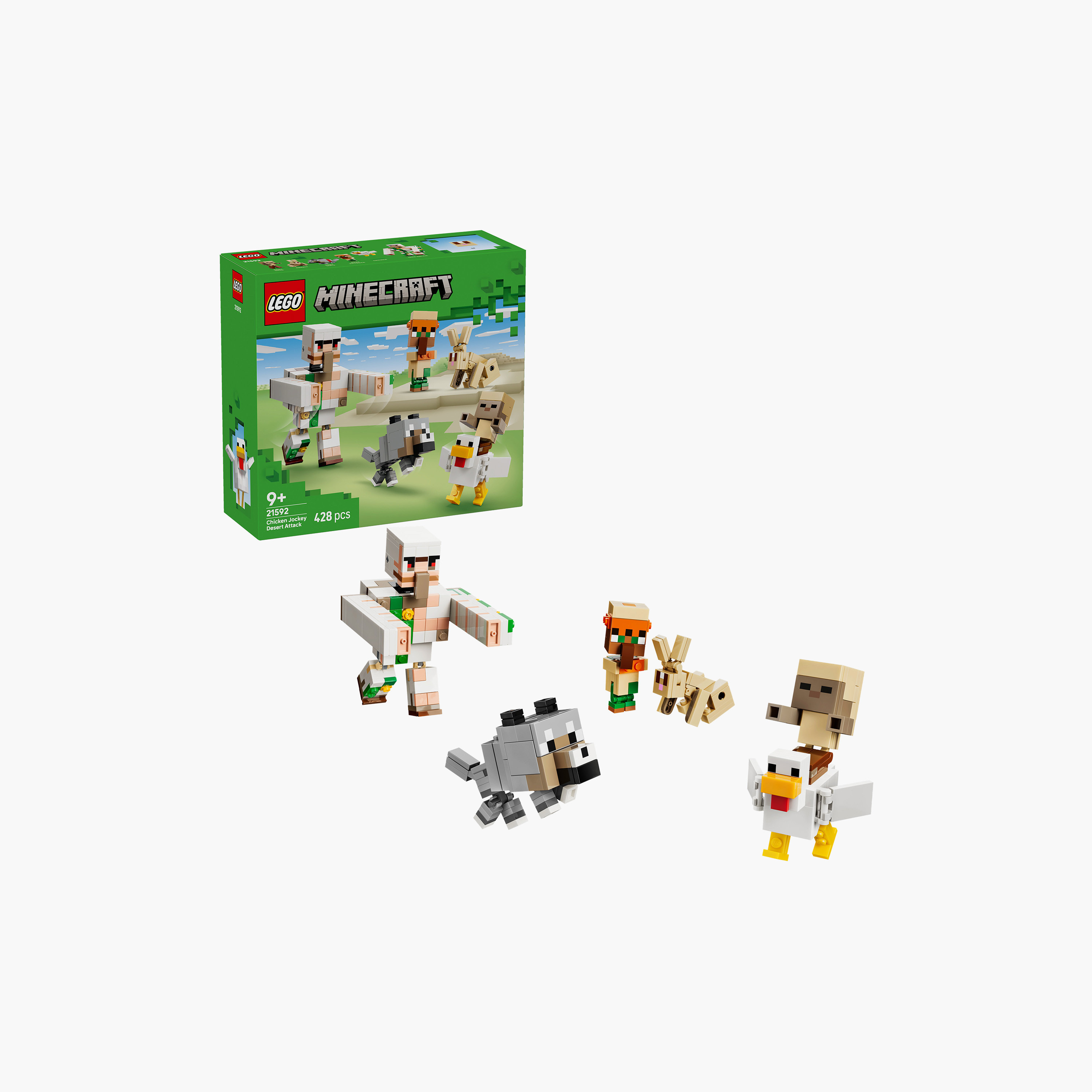 Lego Minecraft Chicken Jockey Desert Attack Block Playset-toys-buildingblocks-blocks-image-1