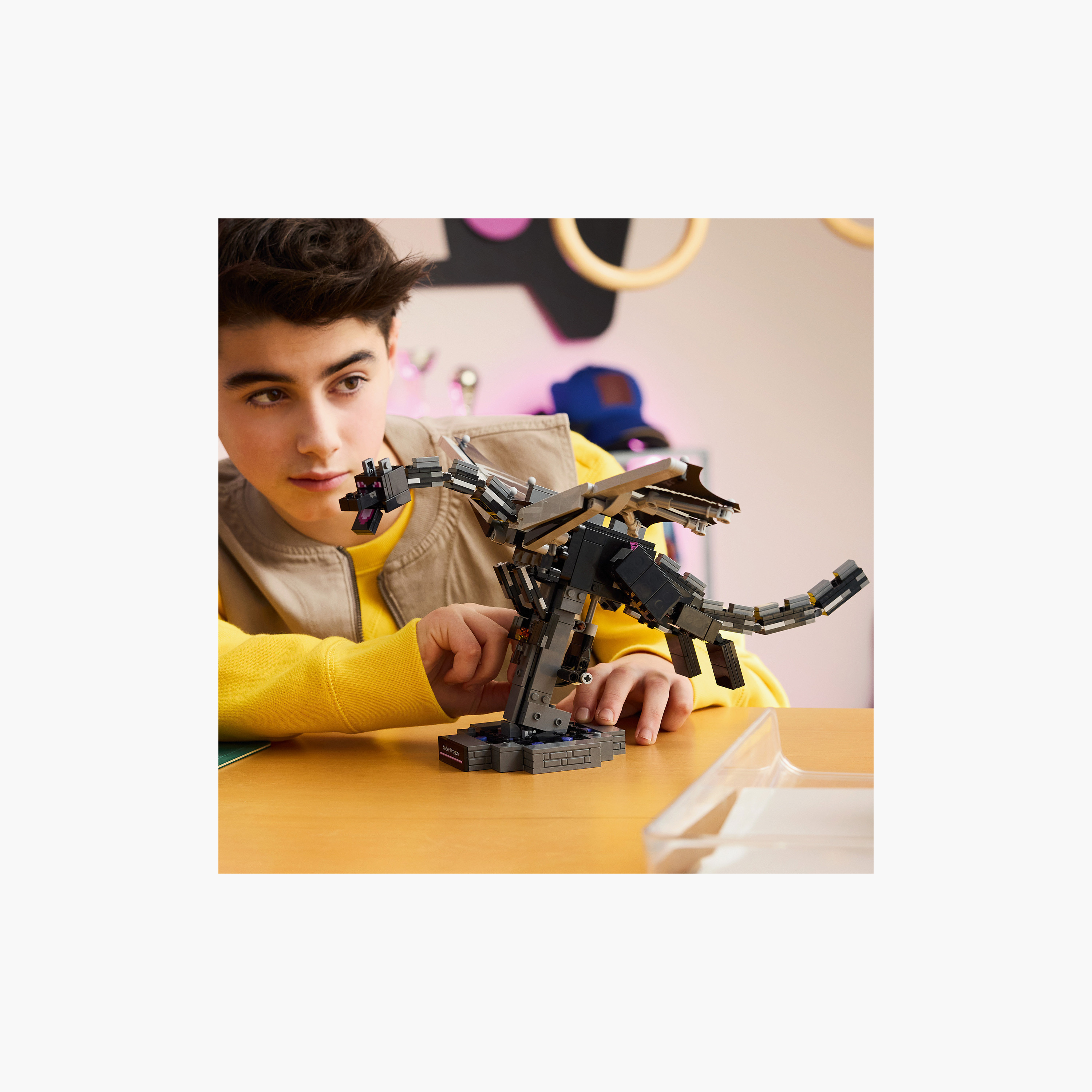 مجموعة ألعاب مكعبات تنين الإندر من ليغو ماينكرافت-toys-buildingblocks-blocks-image-4