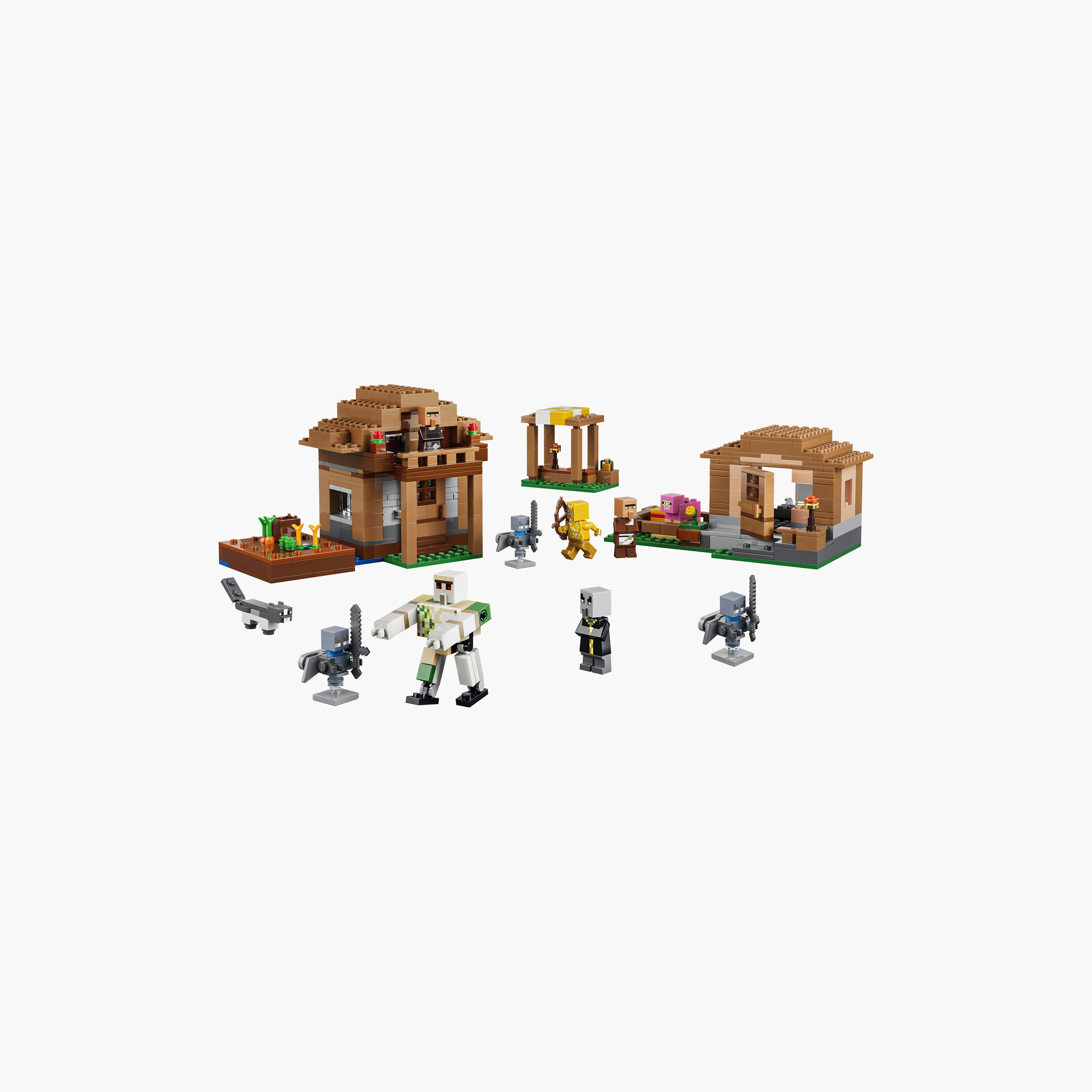 Lego Minecraft Evoker Village Attack Block Playset-toys-buildingblocks-blocks-image-2