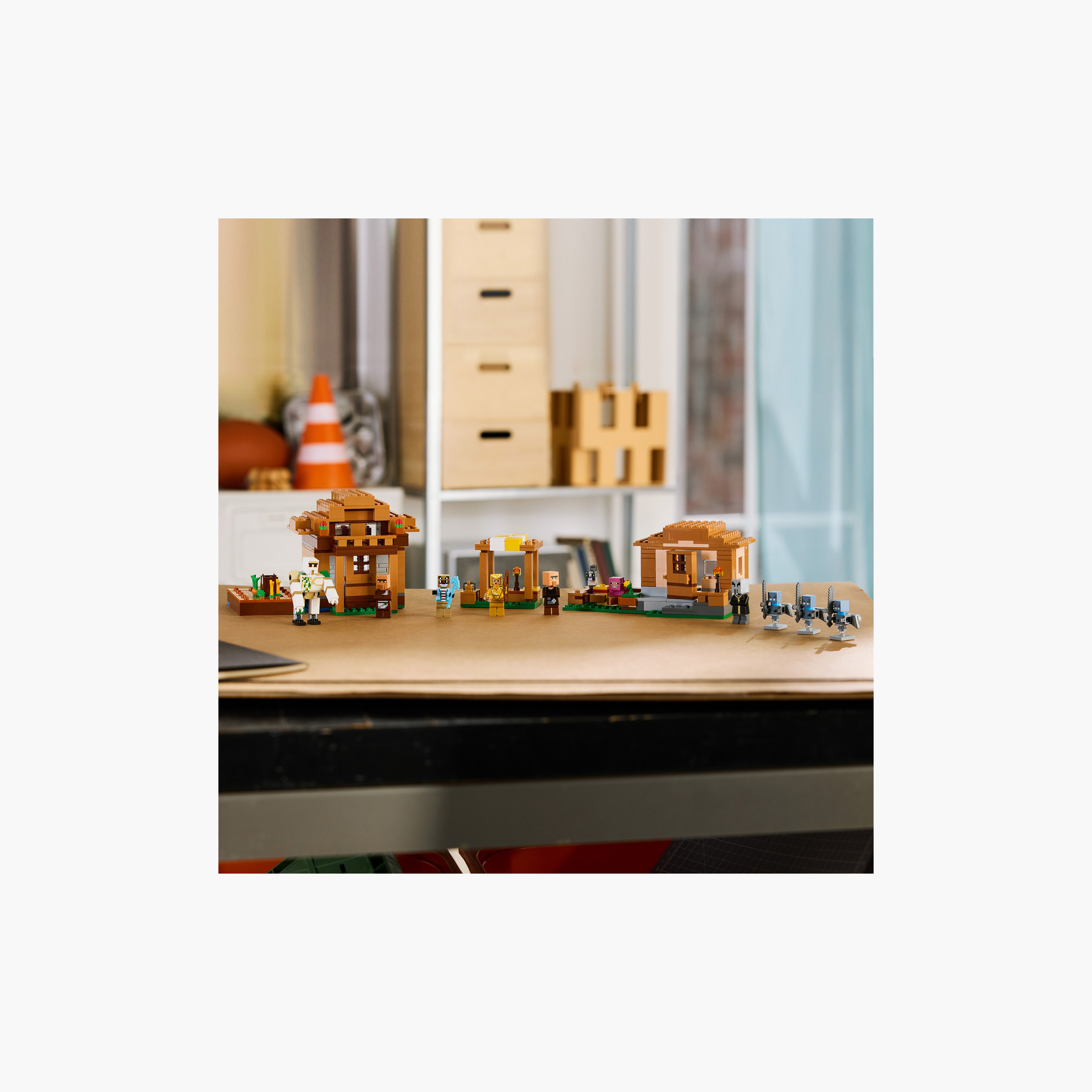 Lego Minecraft Evoker Village Attack Block Playset-toys-buildingblocks-blocks-image-4