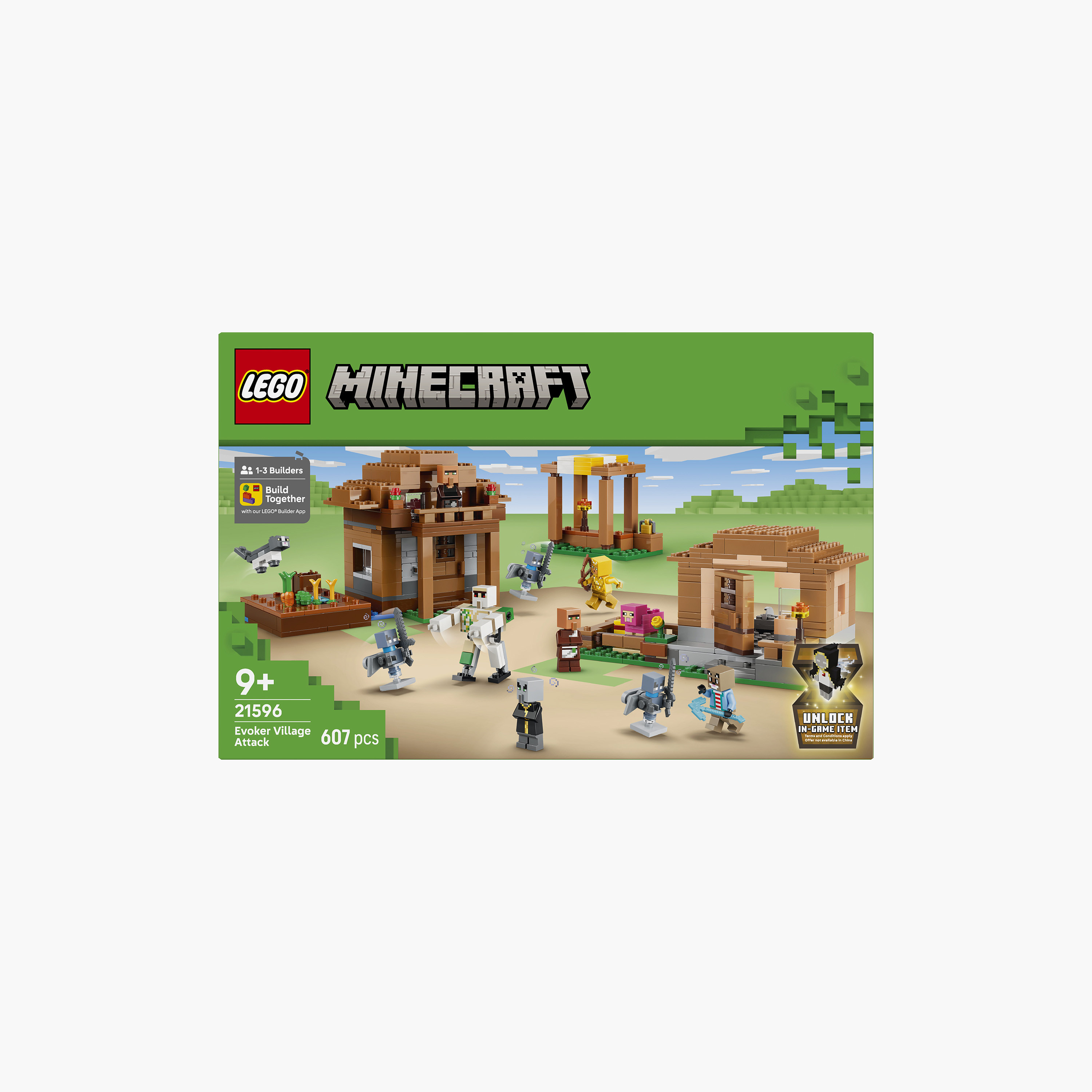 Lego Minecraft Evoker Village Attack Block Playset-toys-buildingblocks-blocks-image-6